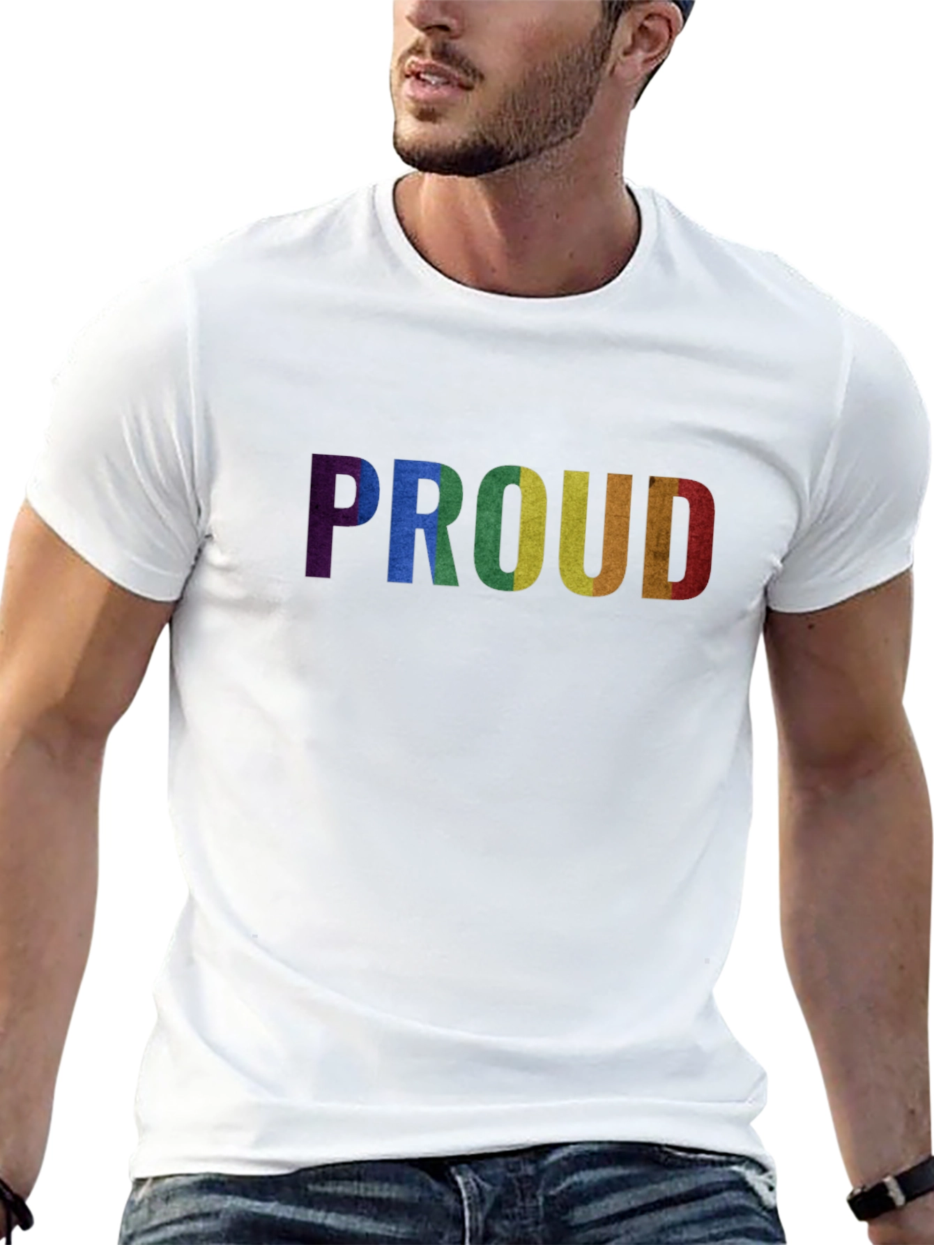 Rainbow Proud T-Shirt - LGBTQ+ Pride Apparel