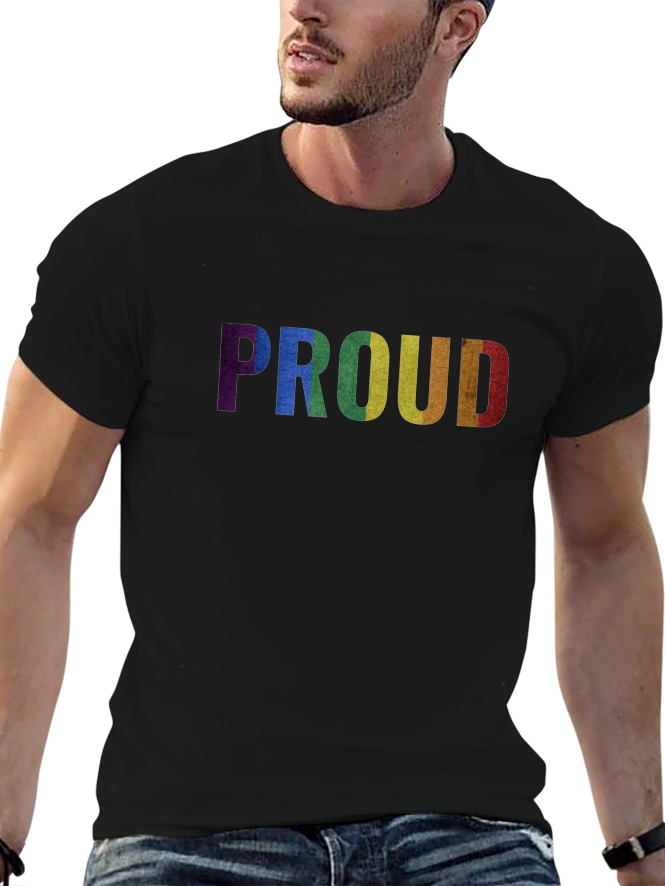 Rainbow Proud T-Shirt - LGBTQ+ Pride Apparel