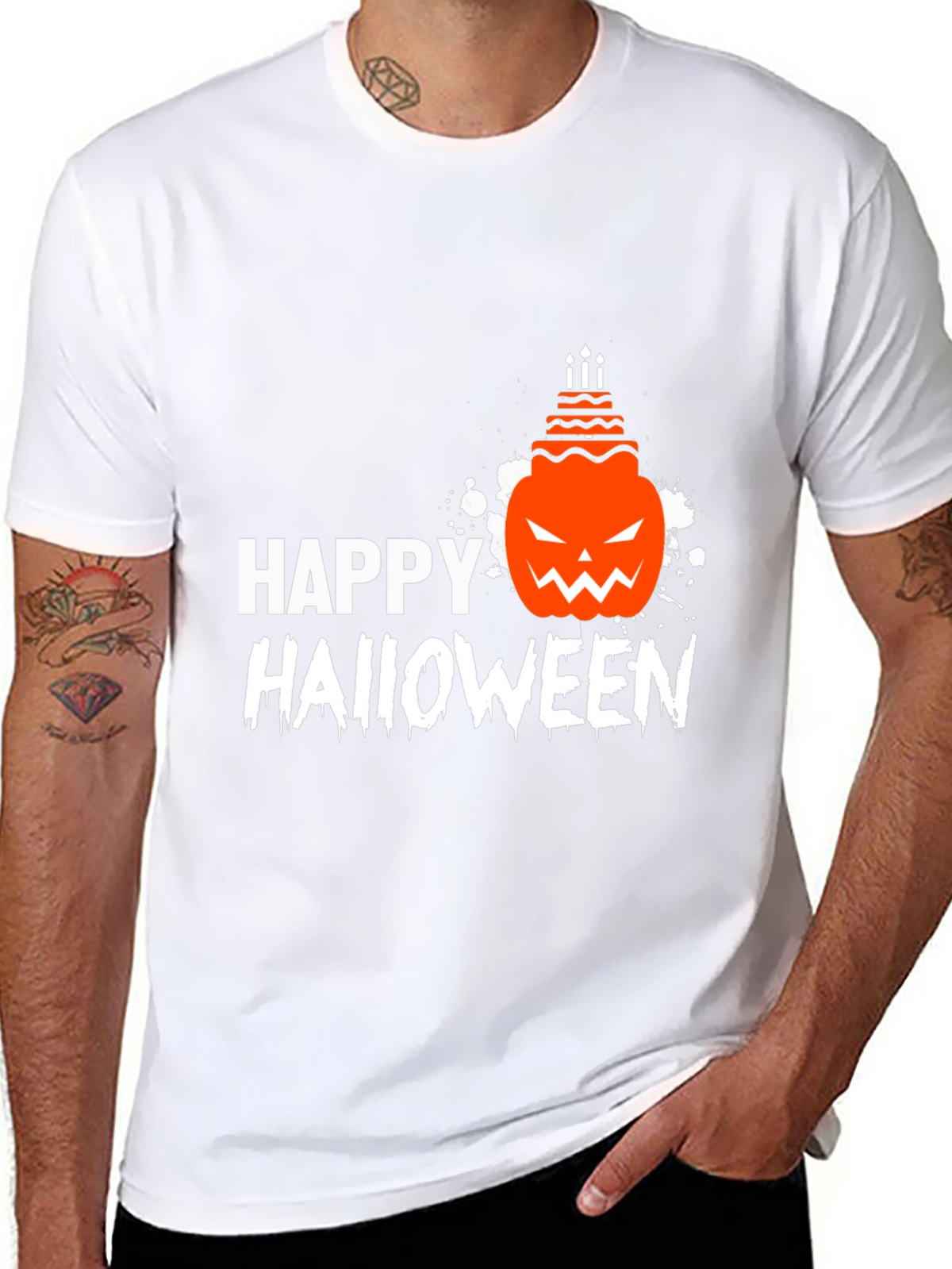Happy Halloween Pumpkin Cake T-Shirt