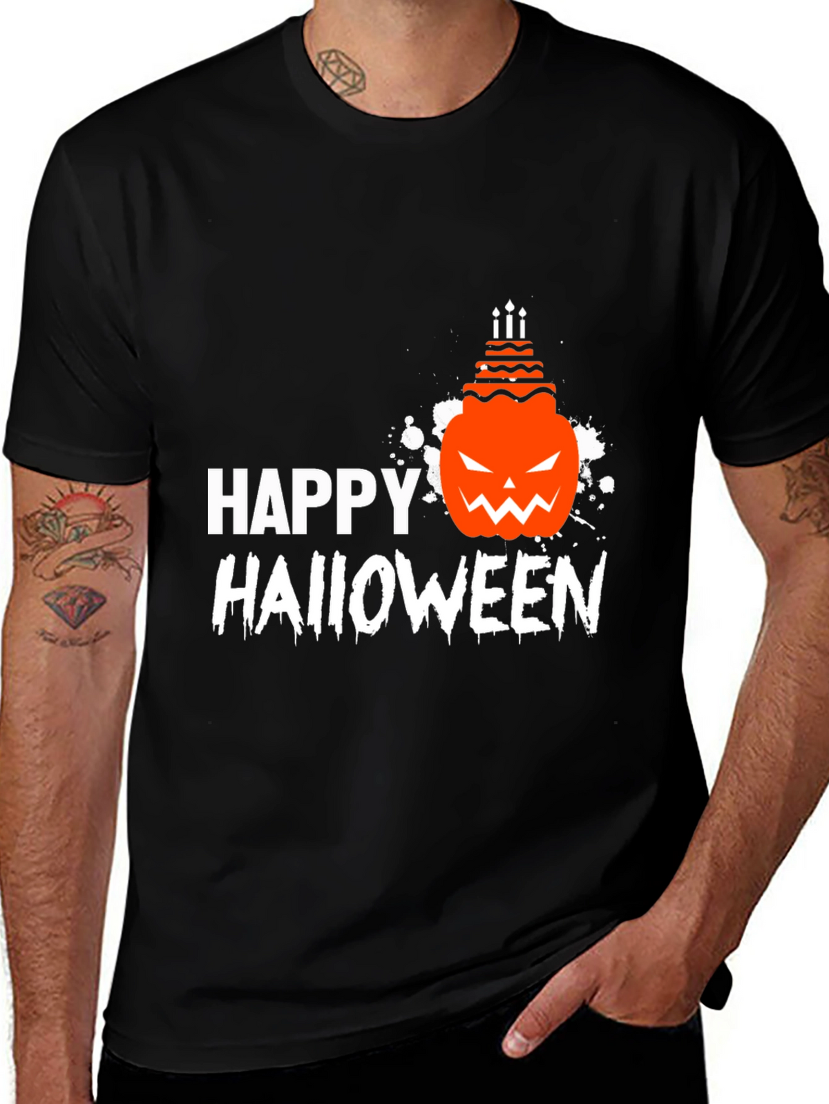 Happy Halloween Pumpkin Cake T-Shirt