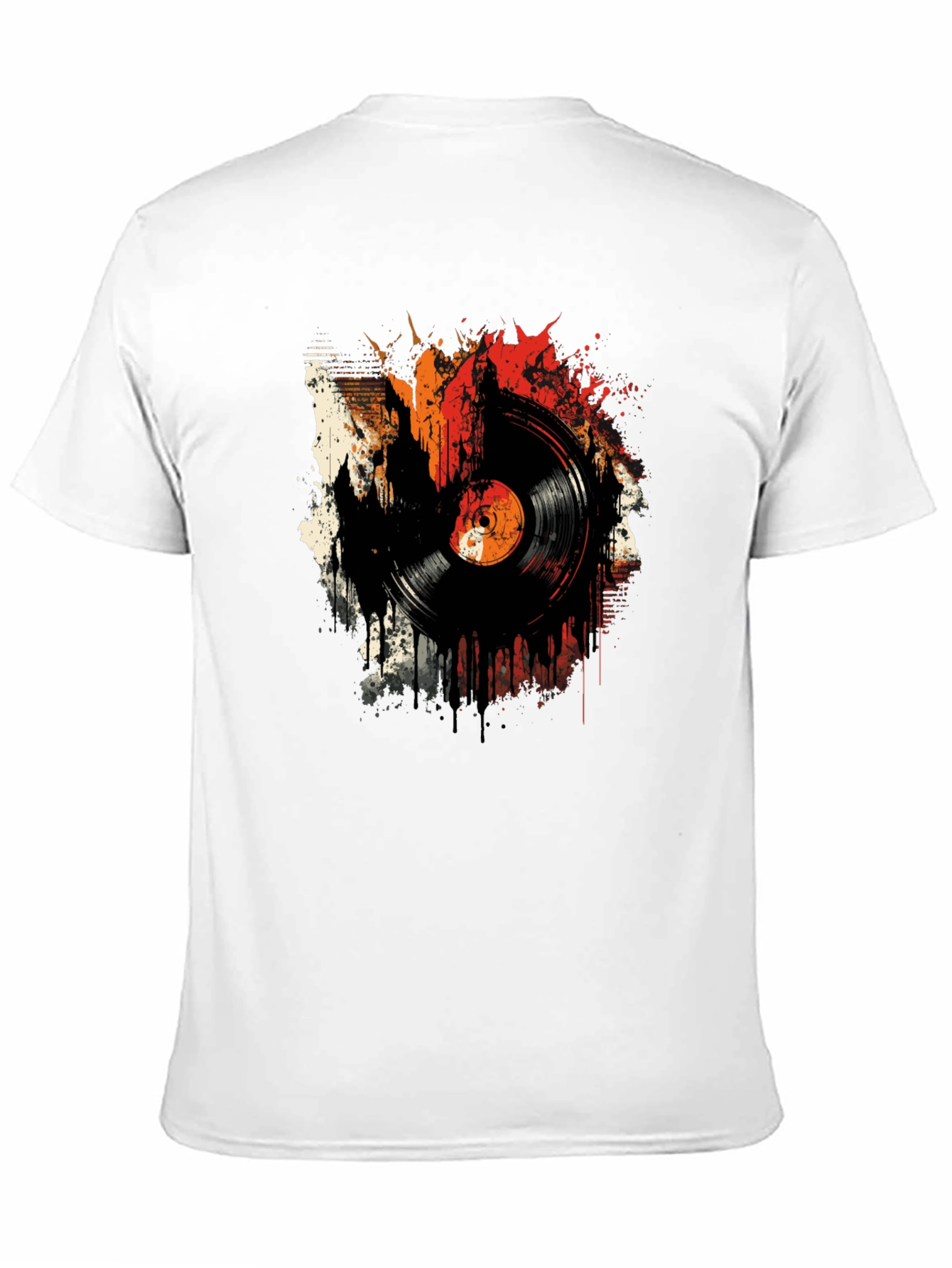 Retro Vinyl Record Graphic T-Shirt