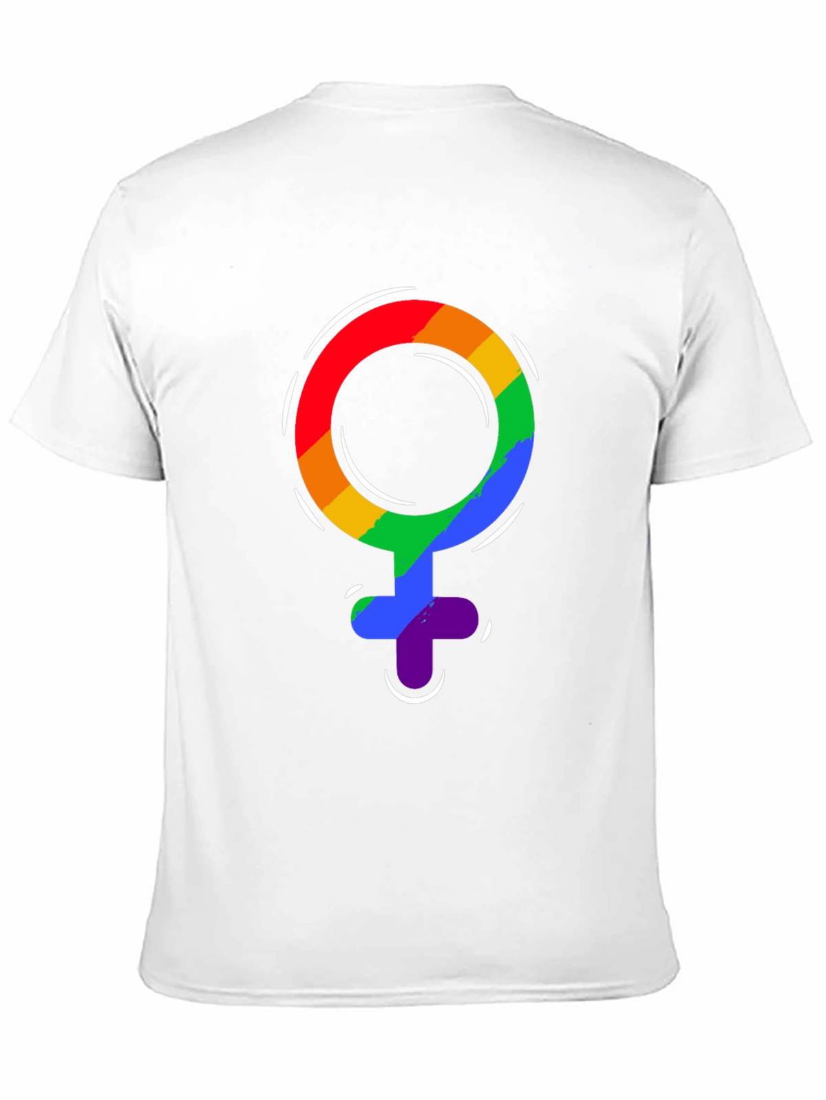 Pride Venus Symbol T-Shirt - LGBTQ+ Rainbow Design