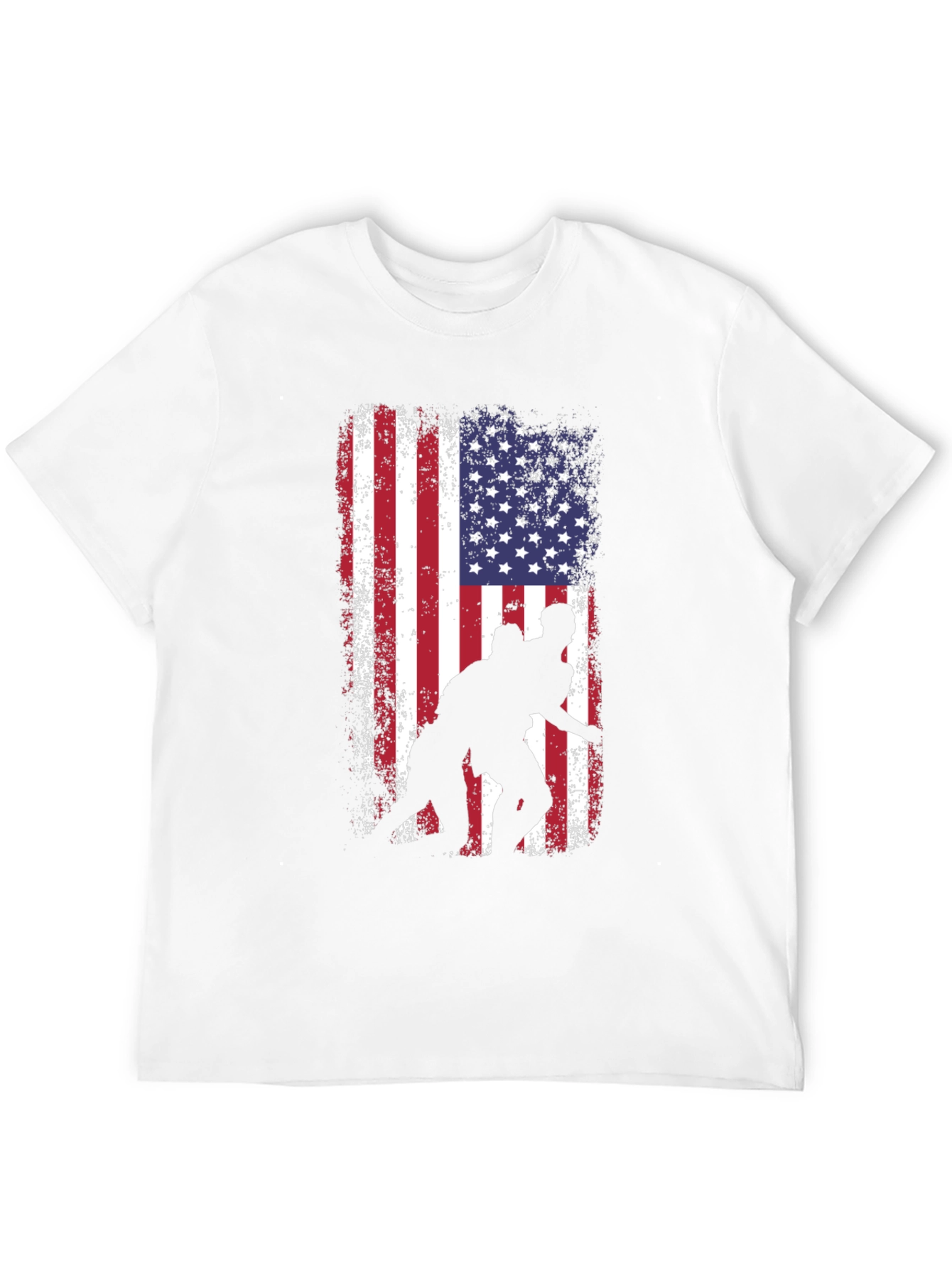 Wrestling USA Flag Graphic Tee