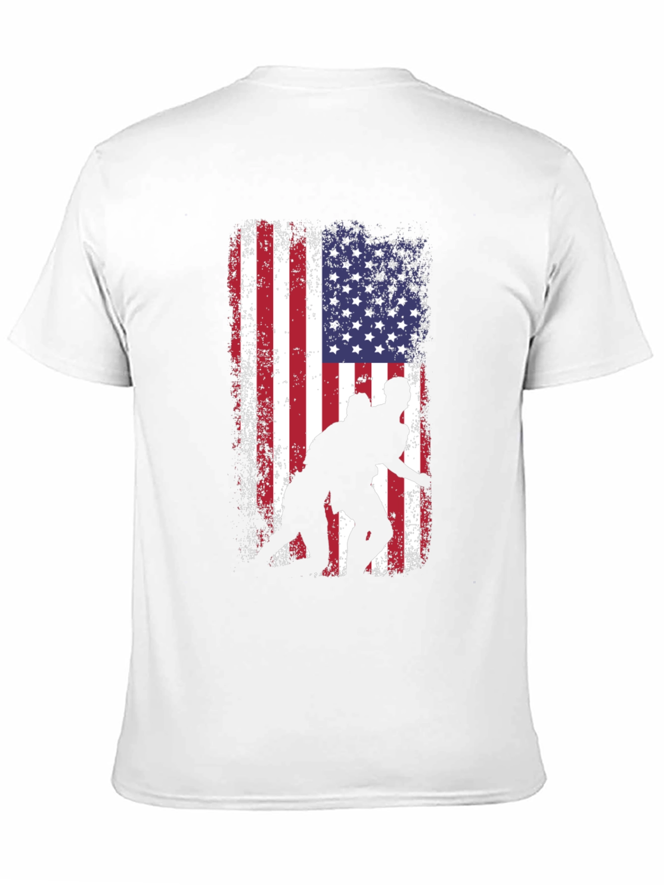Wrestling USA Flag Graphic Tee