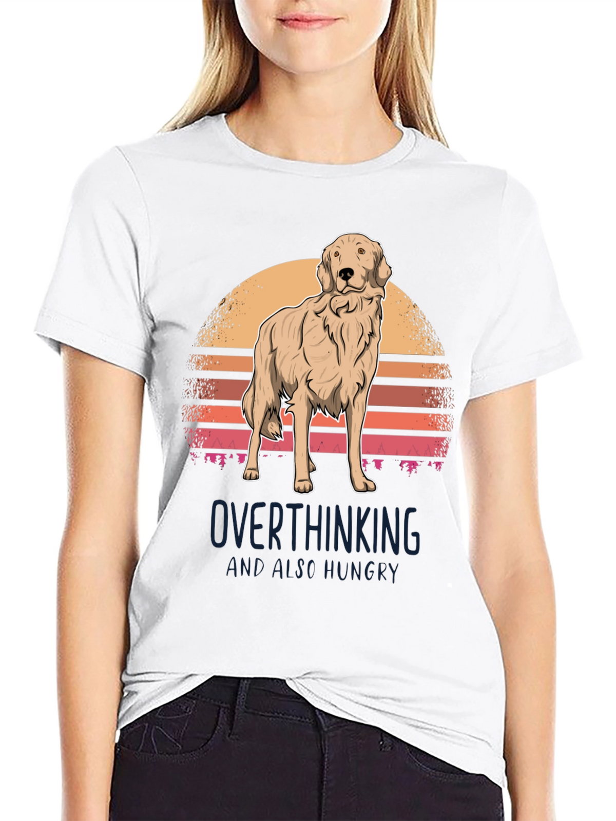 Overthinking Golden Retriever T-Shirt