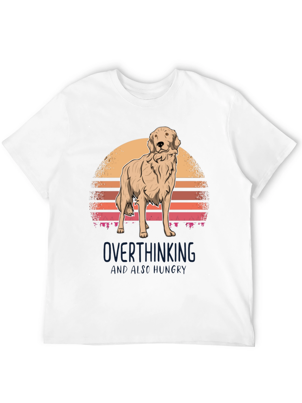 Overthinking Golden Retriever T-Shirt