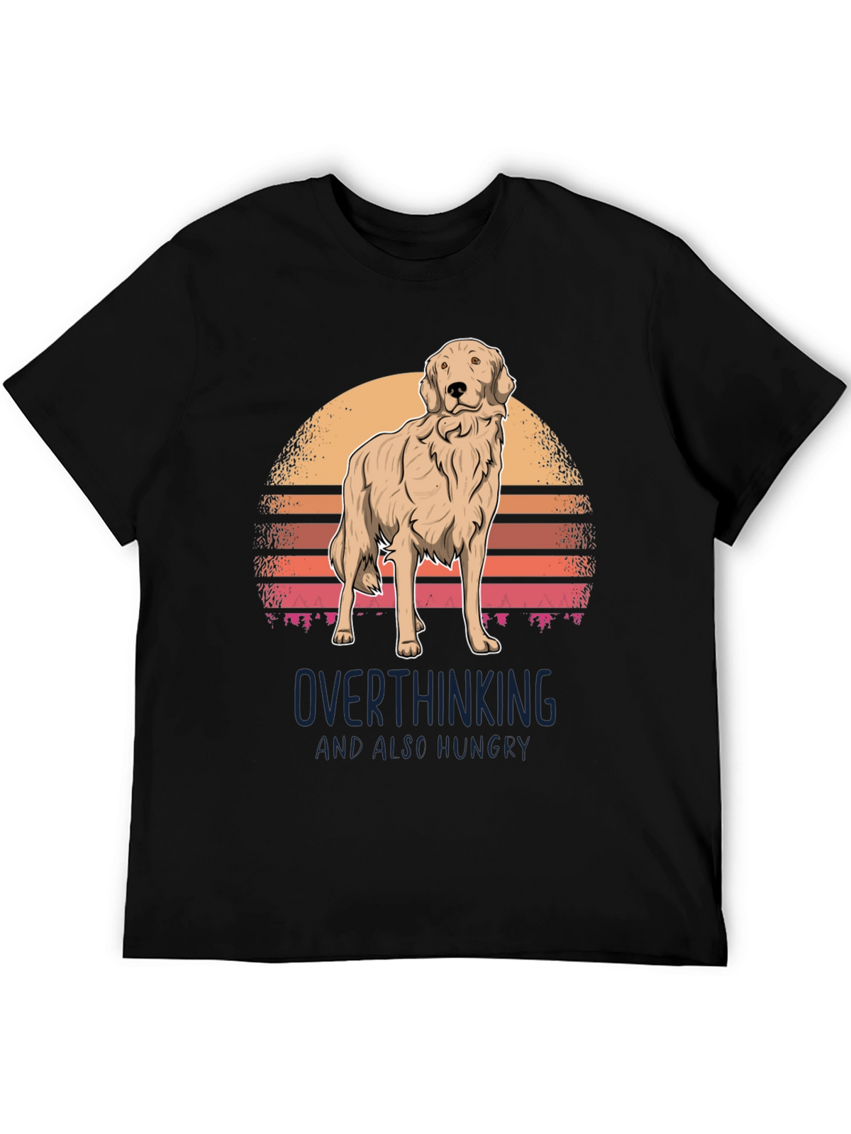 Overthinking Golden Retriever T-Shirt