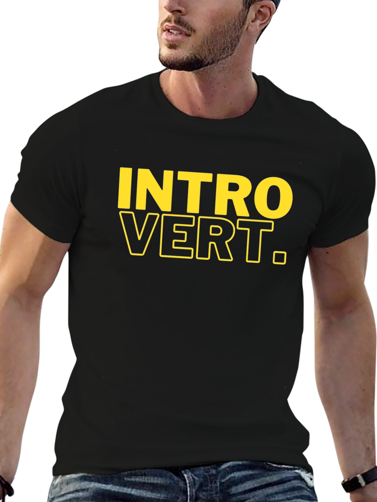 Introvert Graphic Tee - Bold Statement T-Shirt