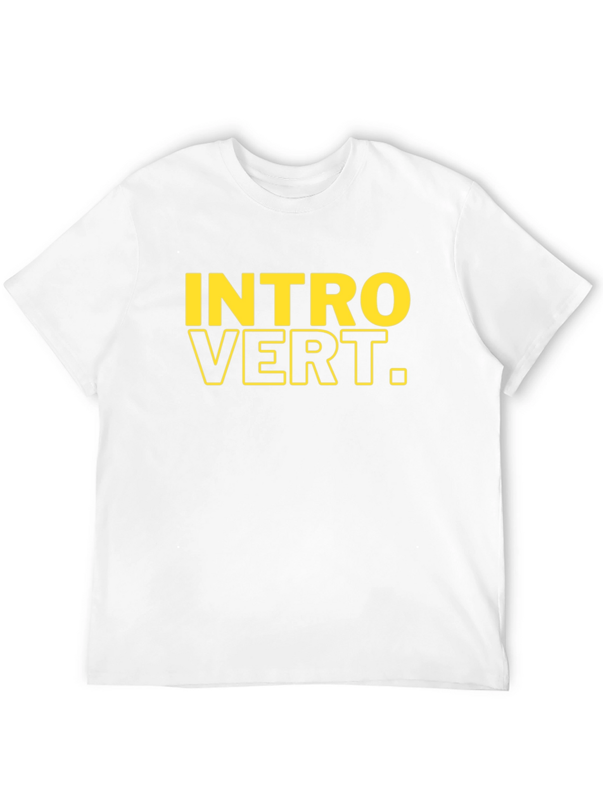 Introvert Graphic Tee - Bold Statement T-Shirt