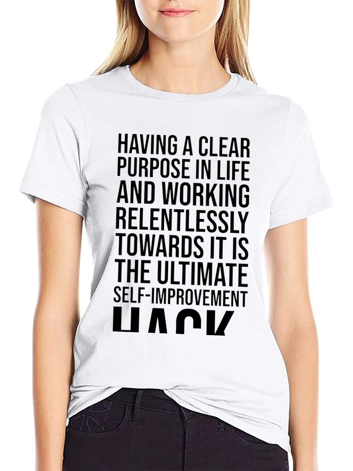 Motivational Black T-Shirt: Ultimate Self-Improvement Hack