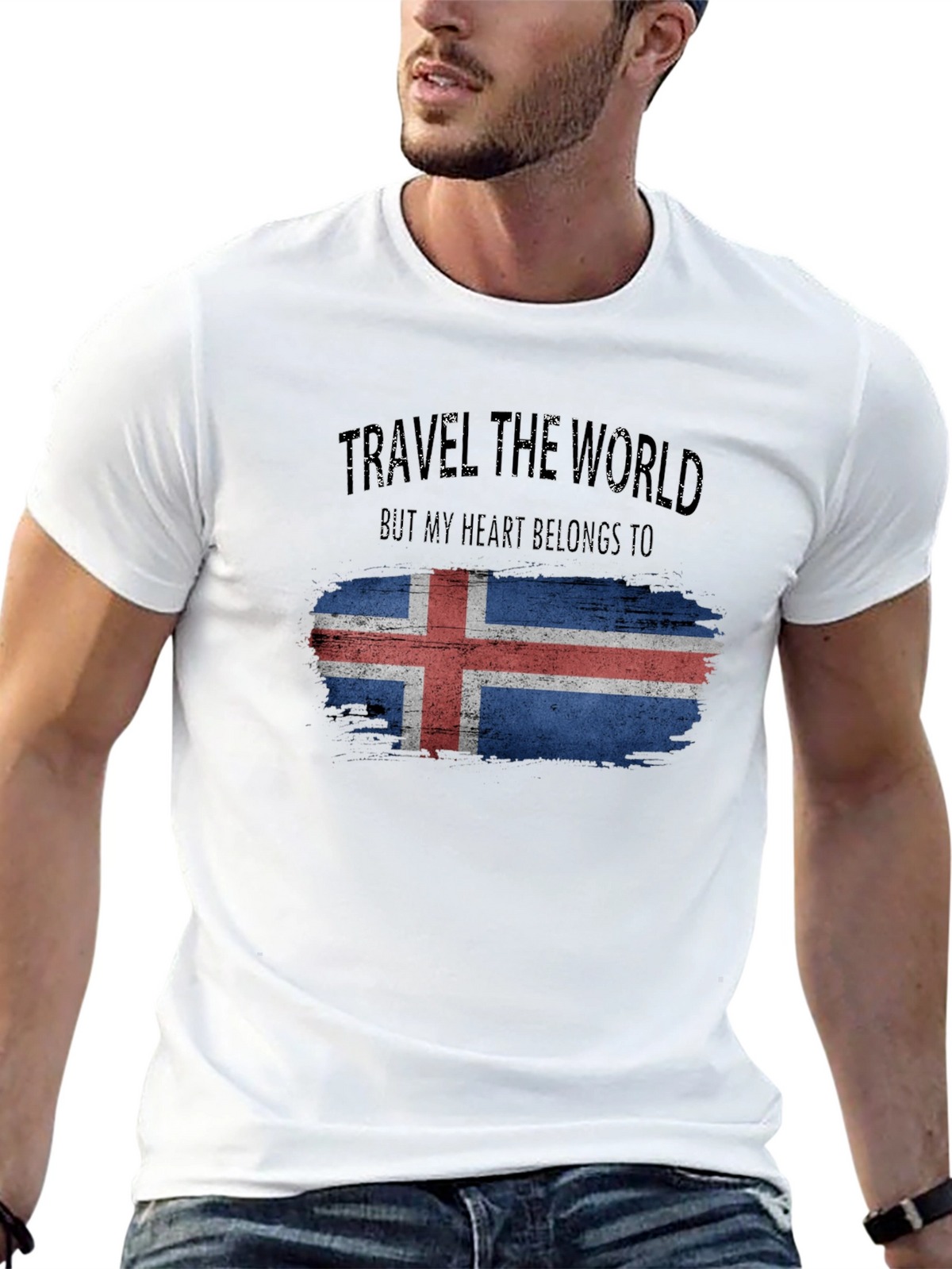Iceland Flag Travel T-Shirt