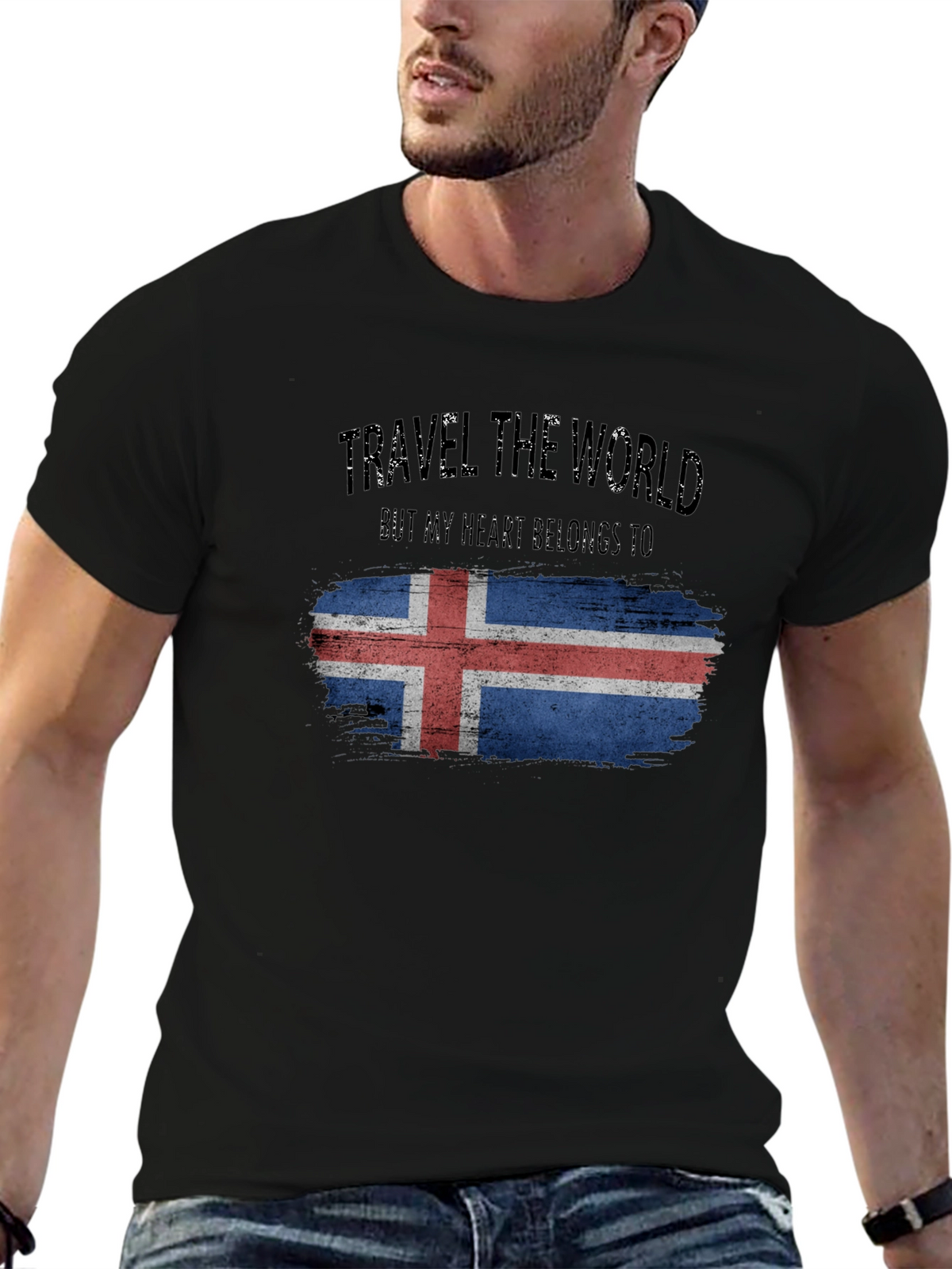 Iceland Flag Travel T-Shirt