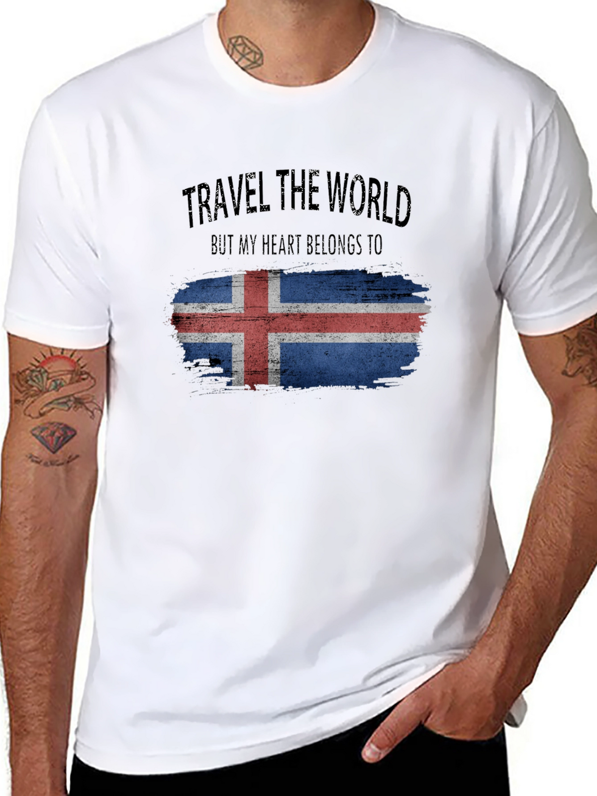 Iceland Flag Travel T-Shirt