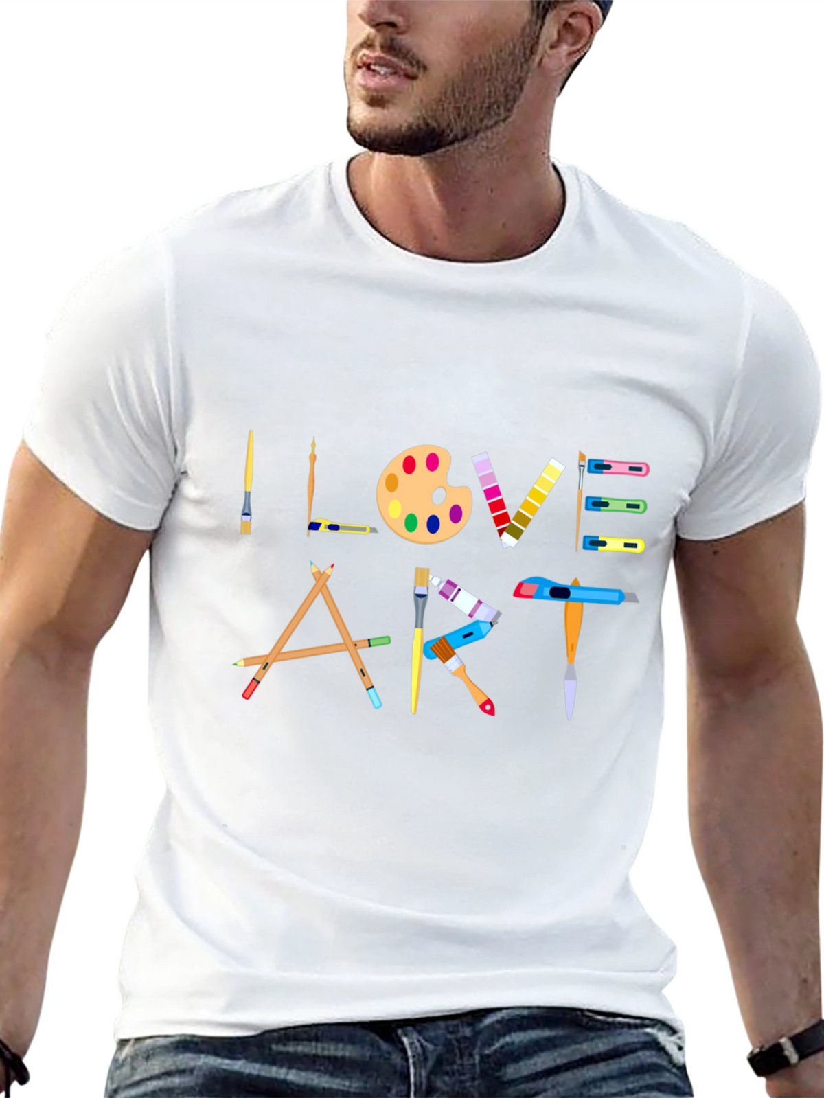 I Love Art T-Shirt