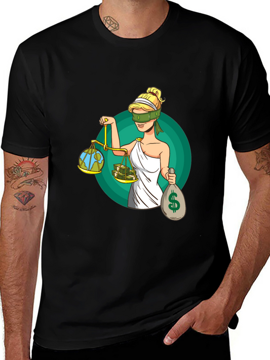 Justice T-Shirt - Balance of Earth and Money