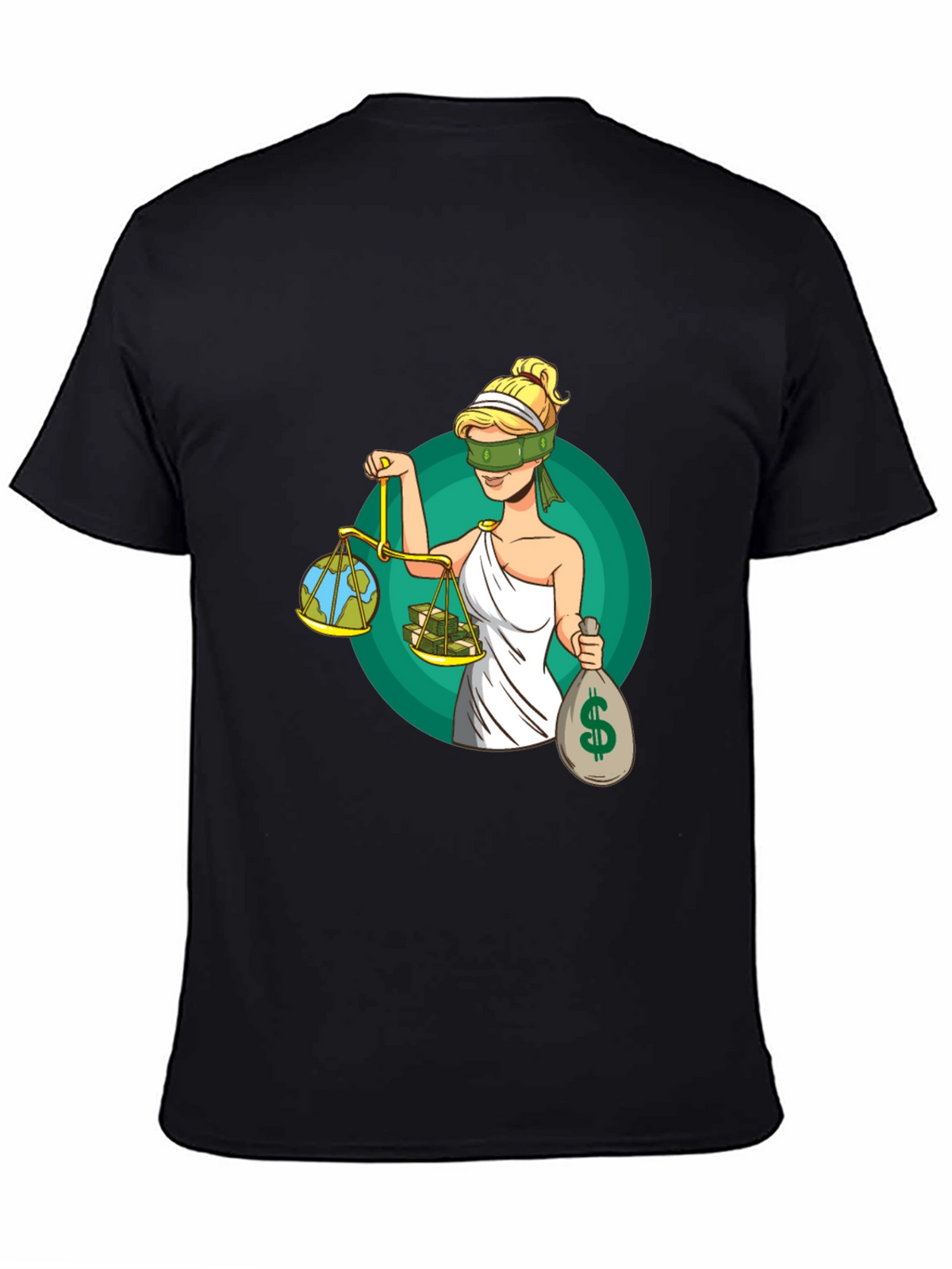 Justice T-Shirt - Balance of Earth and Money
