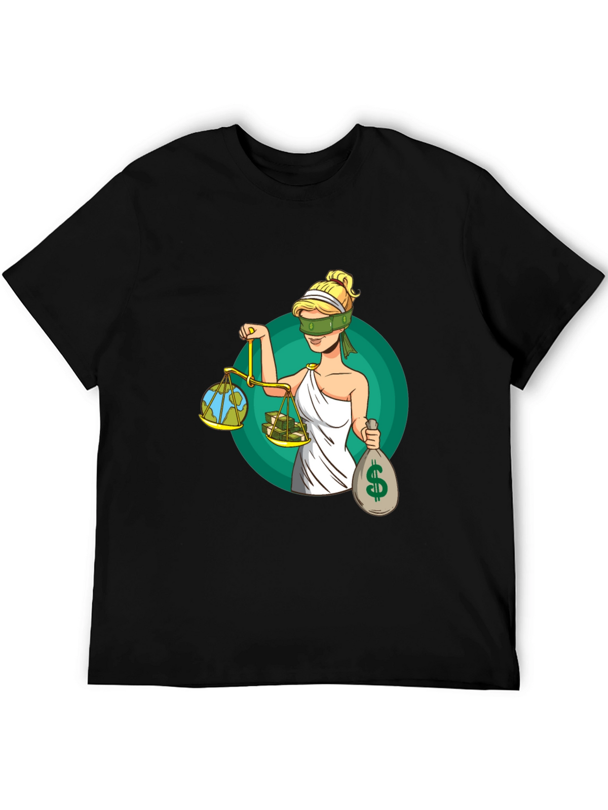 Justice T-Shirt - Balance of Earth and Money