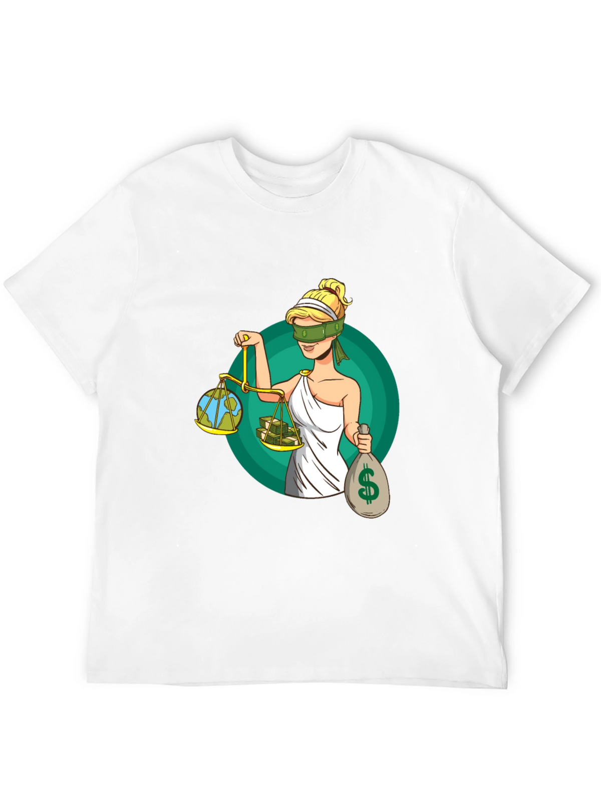 Justice T-Shirt - Balance of Earth and Money