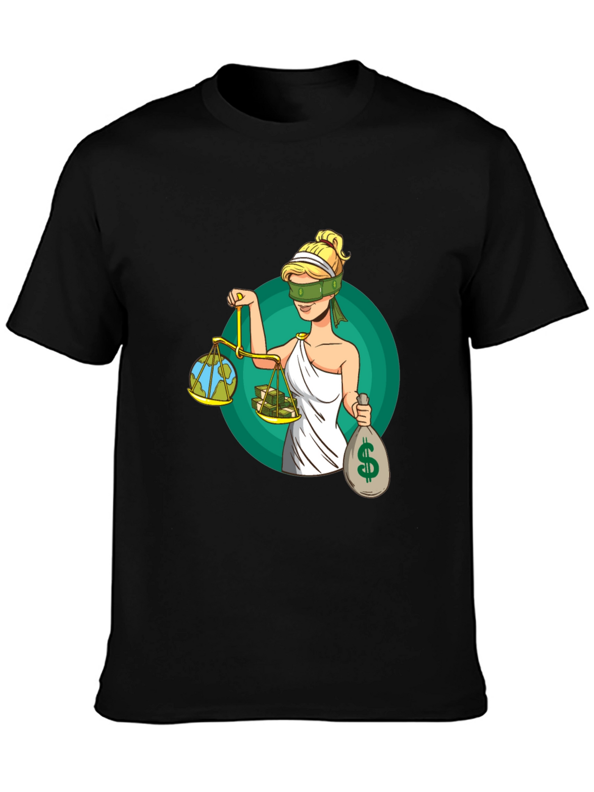 Justice T-Shirt - Balance of Earth and Money