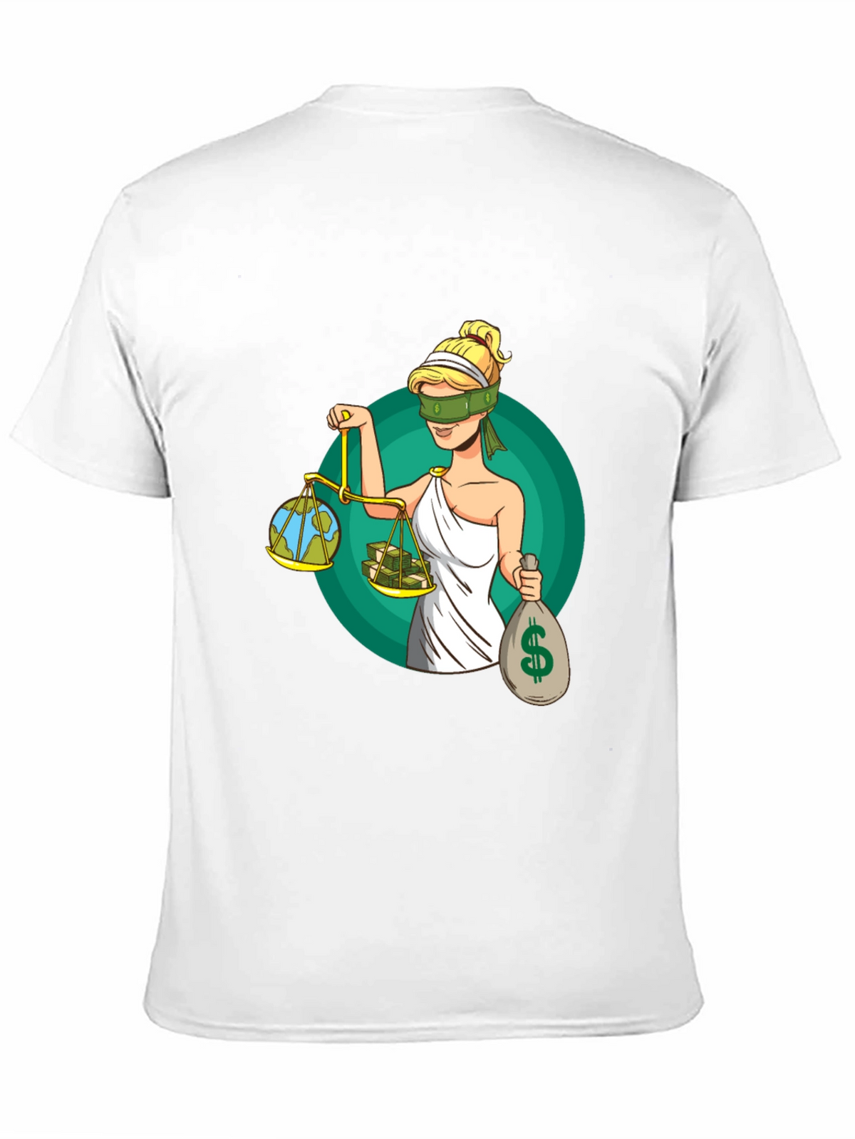Justice T-Shirt - Balance of Earth and Money