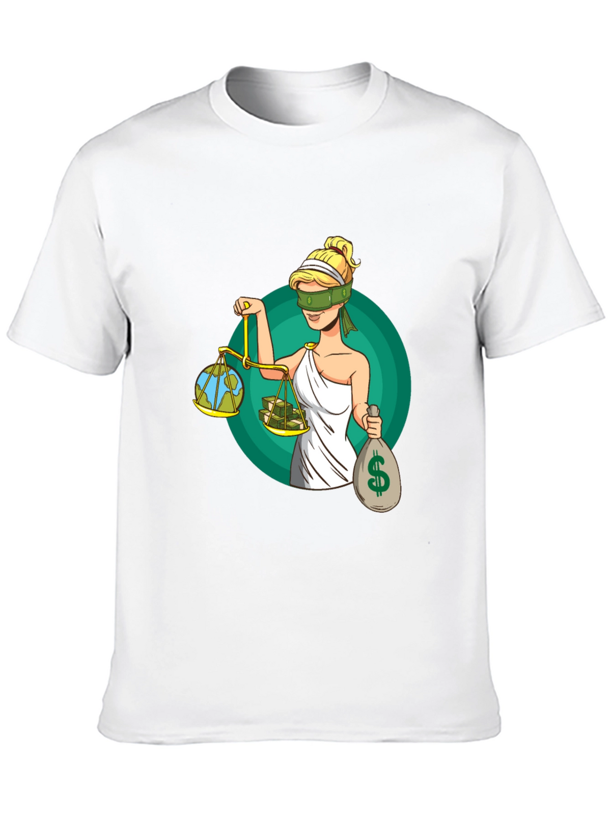 Justice T-Shirt - Balance of Earth and Money
