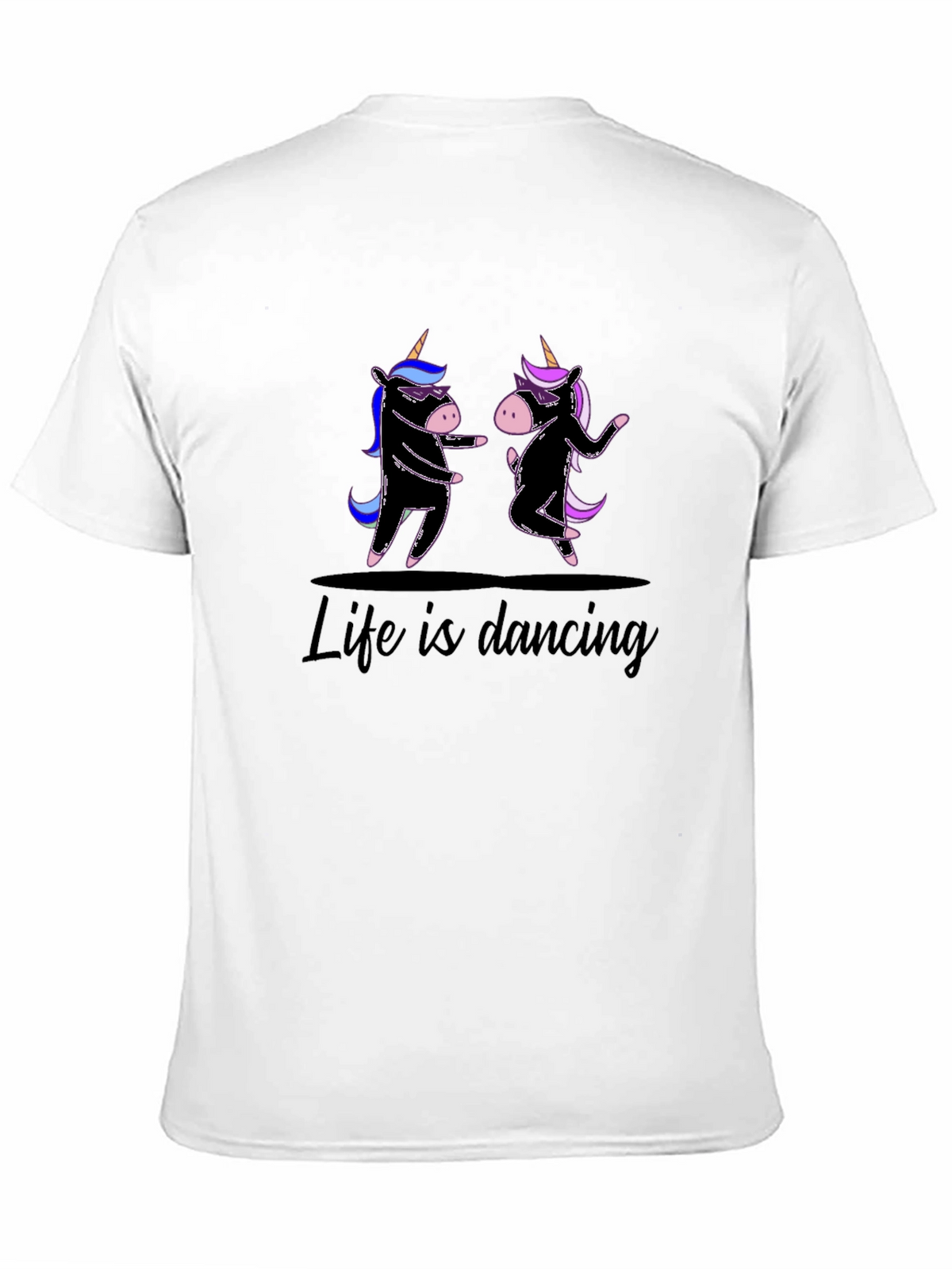 Life is Dancing Unicorn Graphic Tee