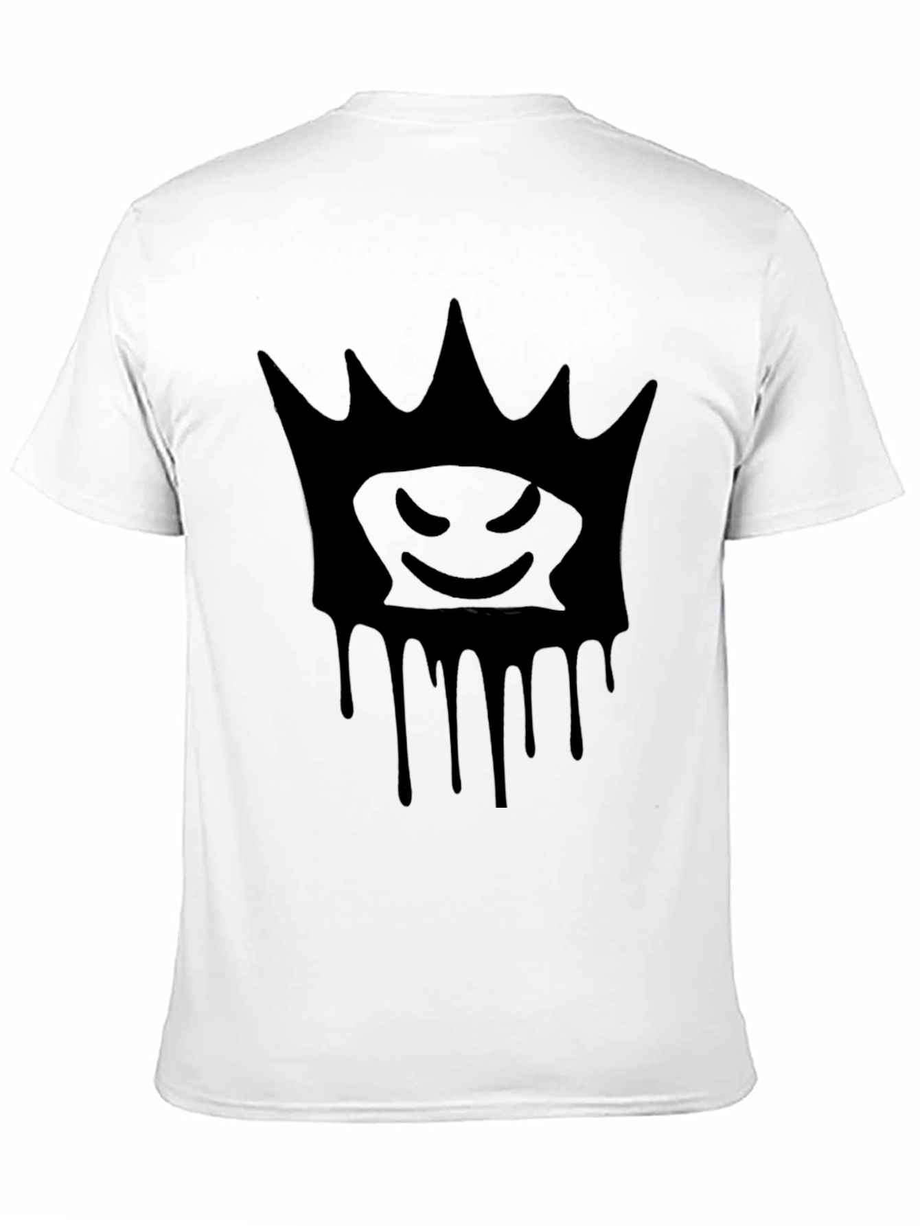 Crown Drip Graphic T-Shirt - Mens Black Tee