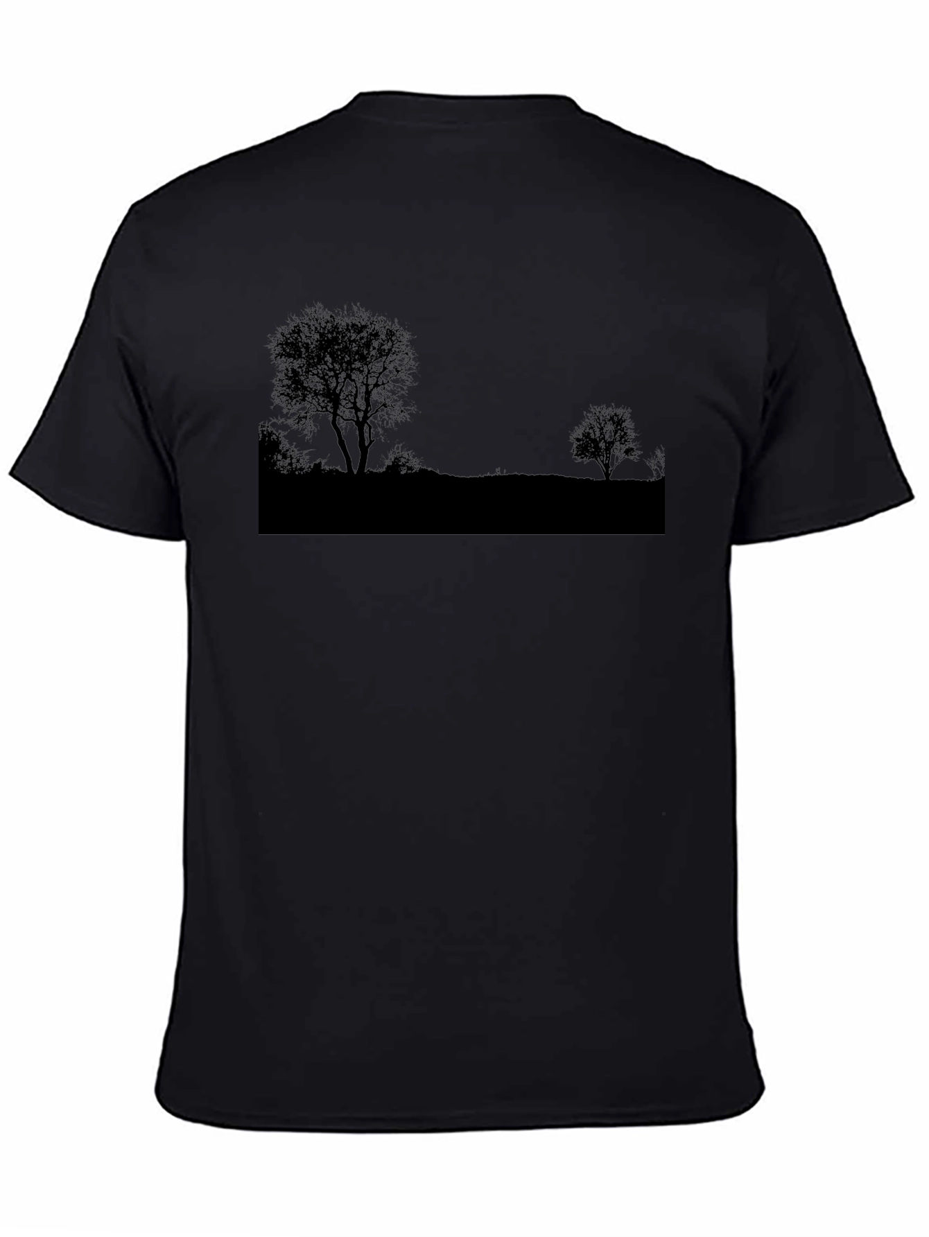 Silhouette Tree Graphic T-Shirt - Casual Wear