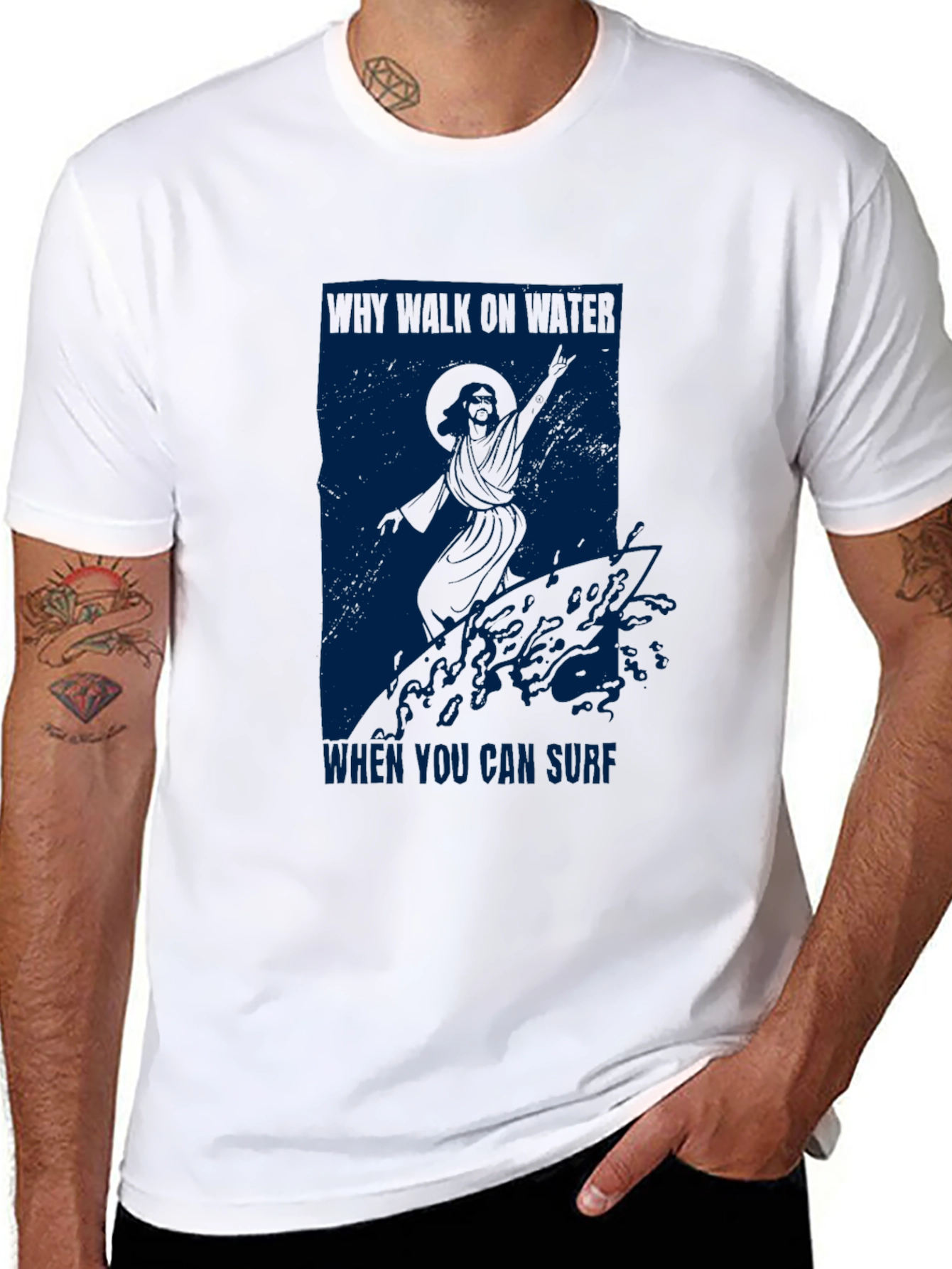 Why Walk On Water? Graphic Tee