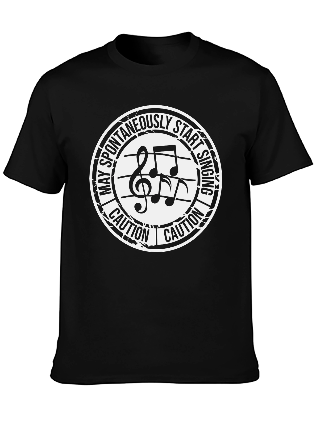 Caution May Spontaneously Start Singing T-Shirt