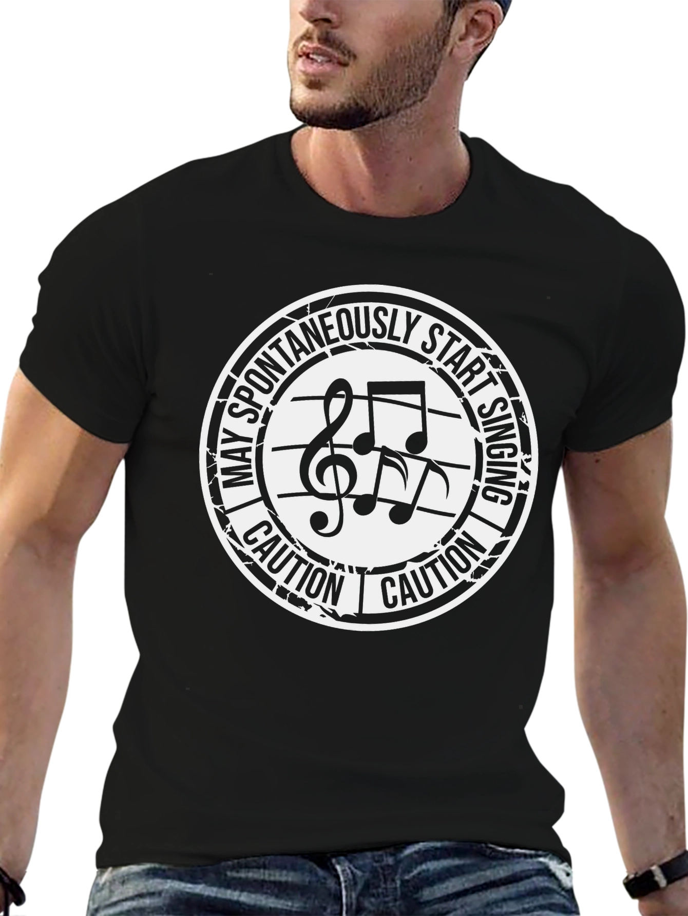 Caution May Spontaneously Start Singing T-Shirt