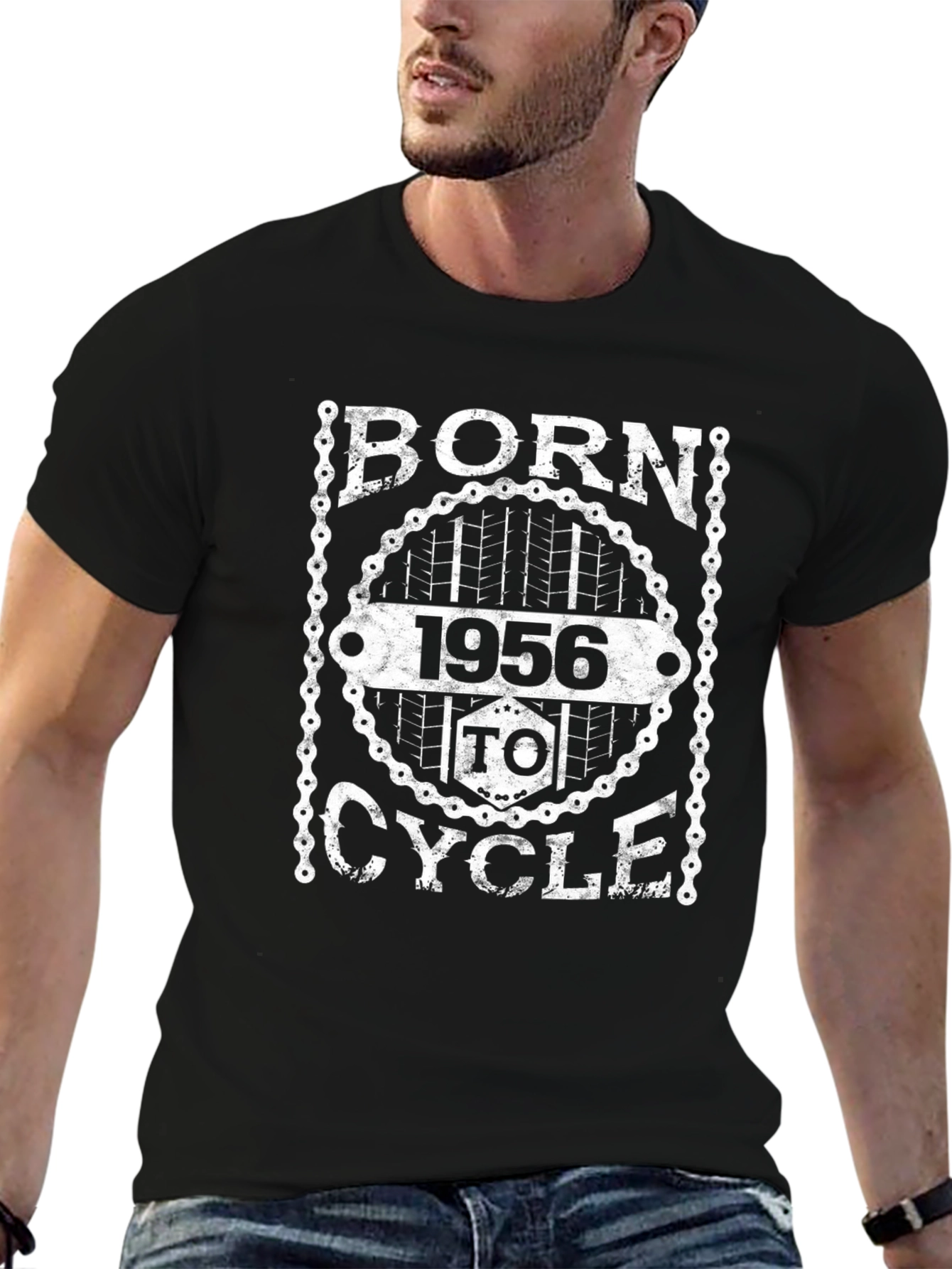 Born 1956 To Cycle T-Shirt