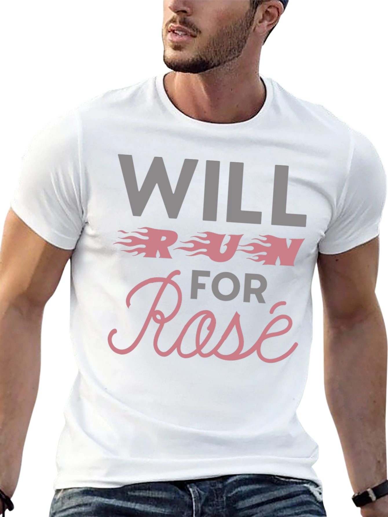 Will Run for Rosé T-Shirt