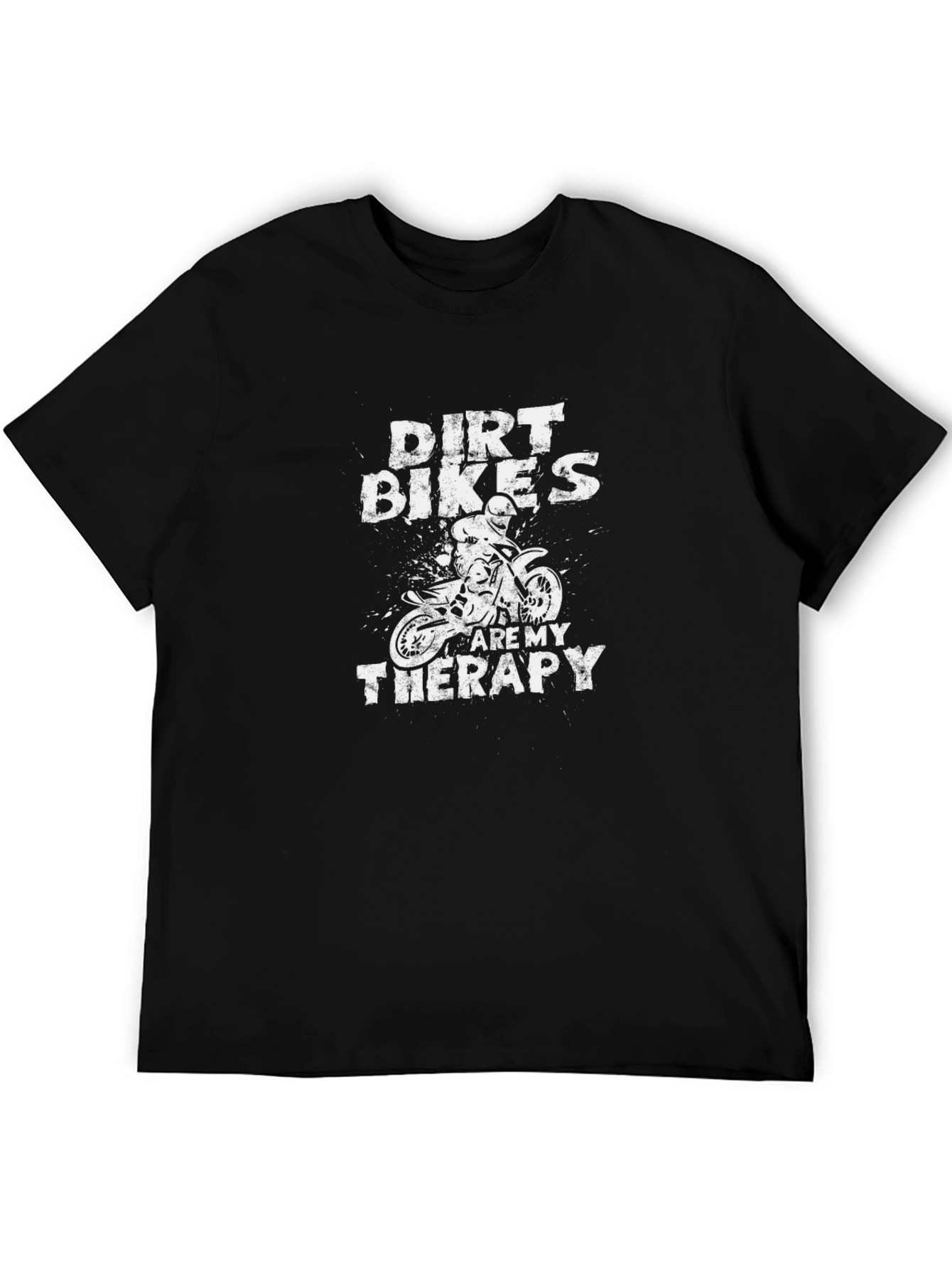 Dirt Bikes Therapy Graphic Tee