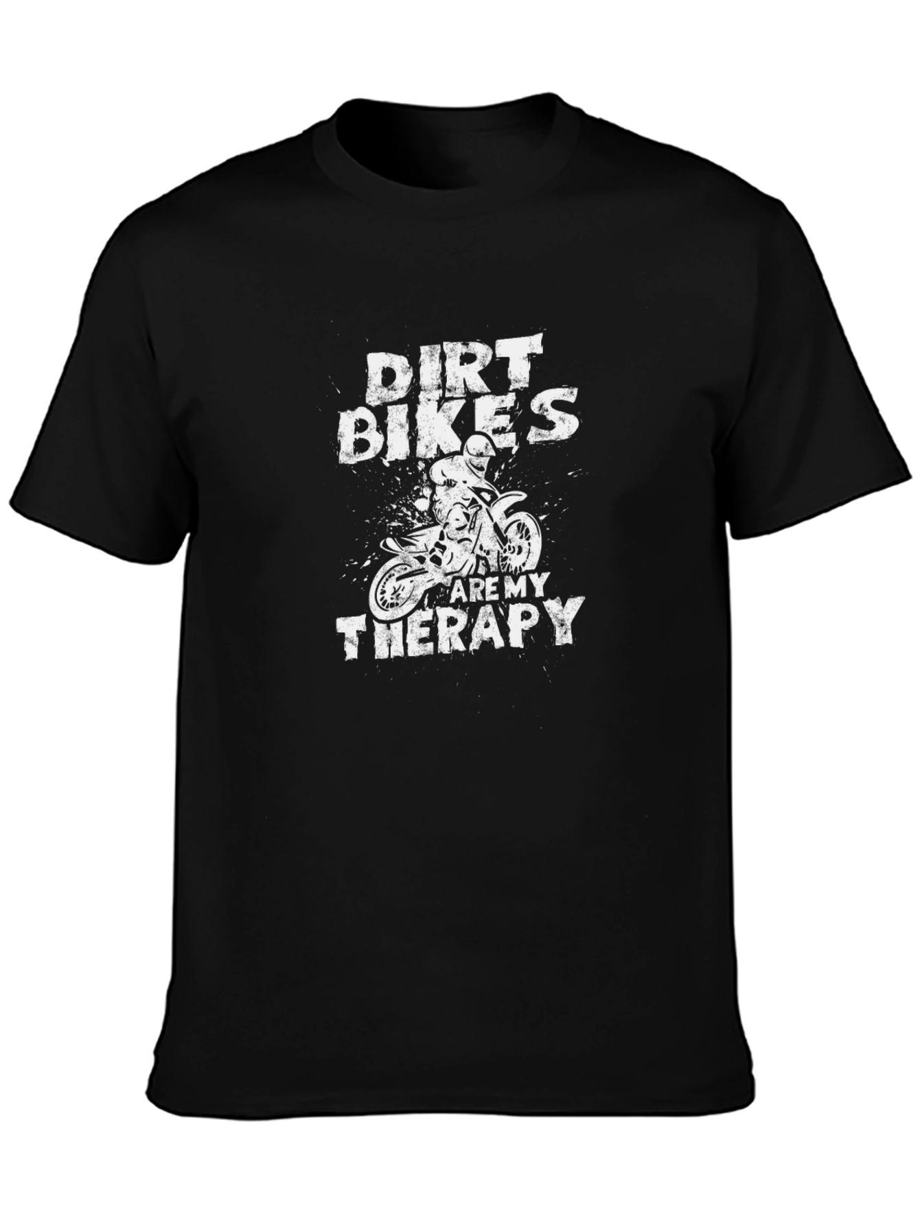 Dirt Bikes Therapy Graphic Tee