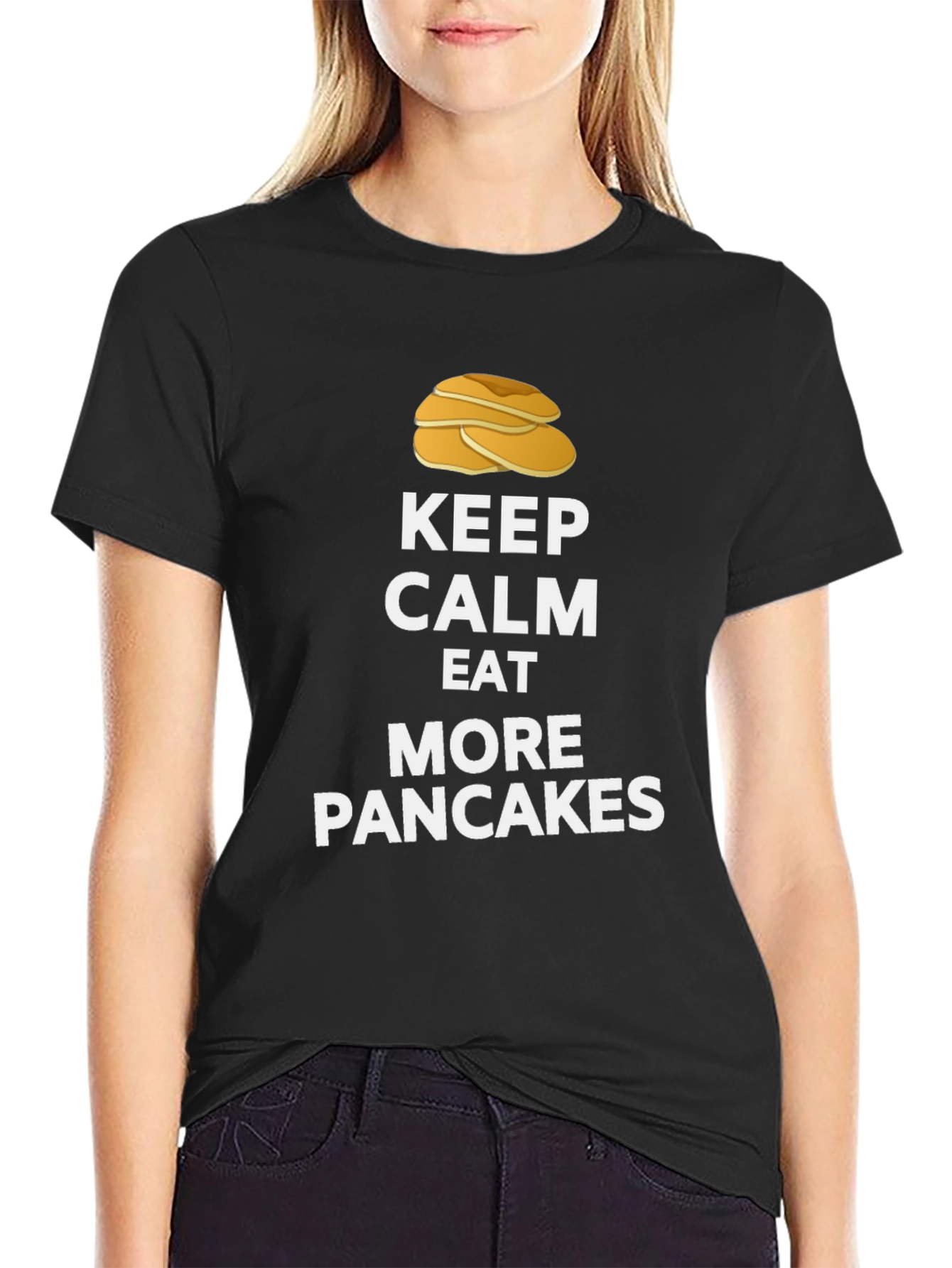 Keep Calm Eat More Pancakes T-Shirt