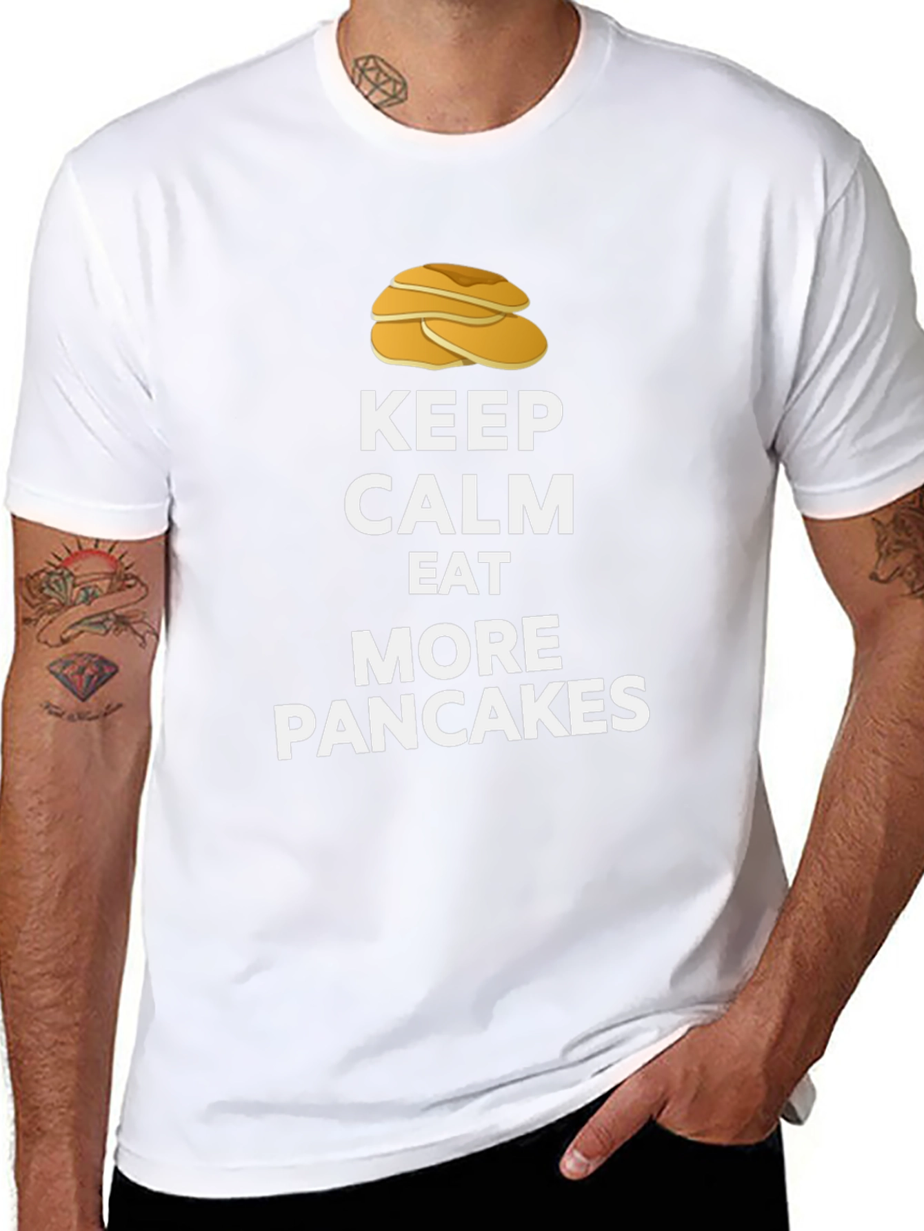 Keep Calm Eat More Pancakes T-Shirt