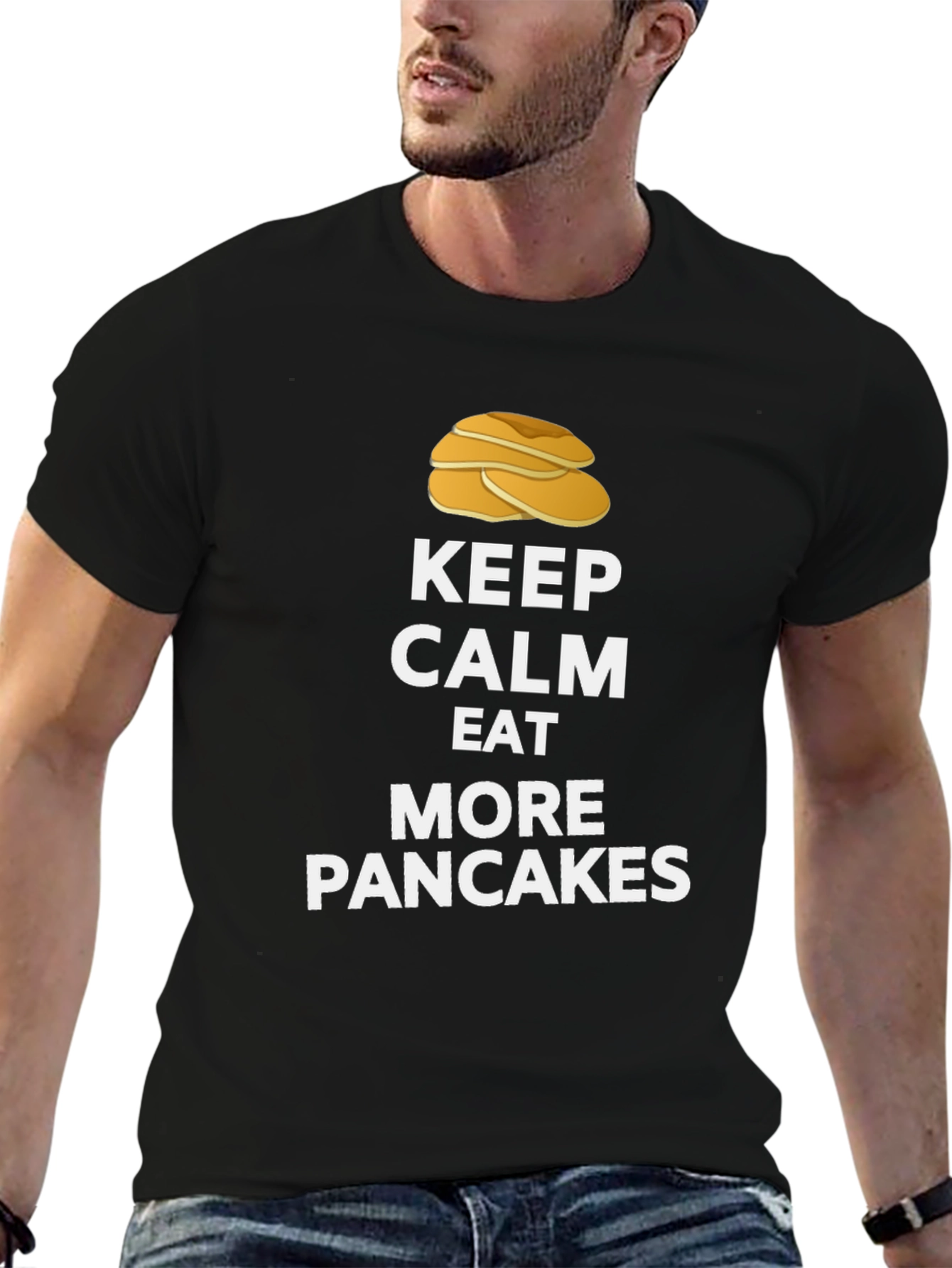 Keep Calm Eat More Pancakes T-Shirt