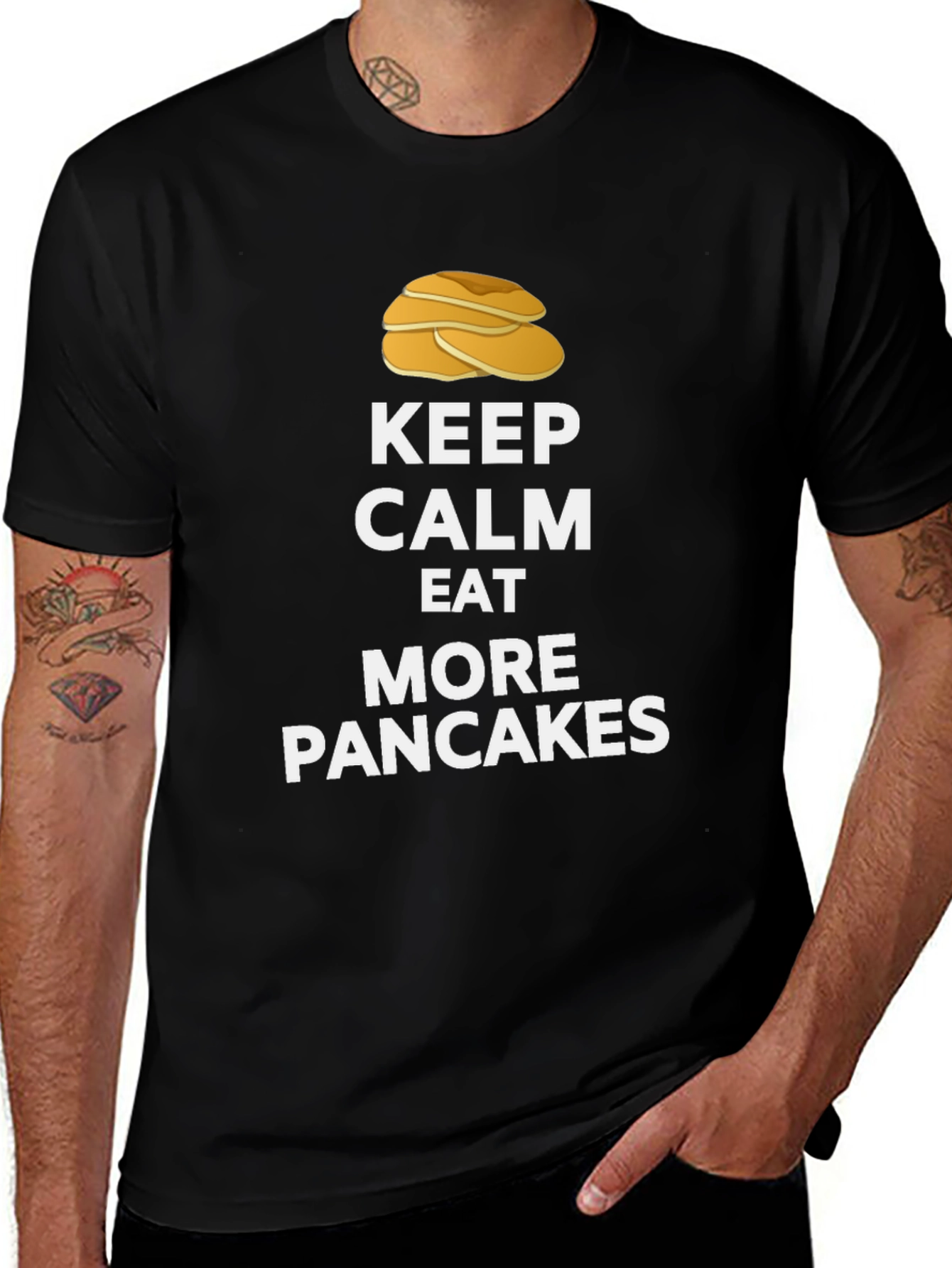 Keep Calm Eat More Pancakes T-Shirt