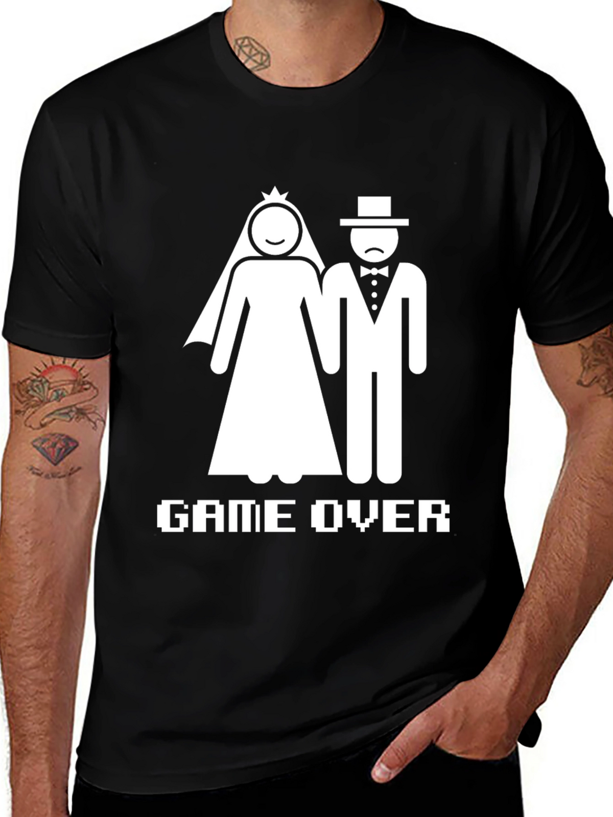 Game Over Wedding Humor T-Shirt