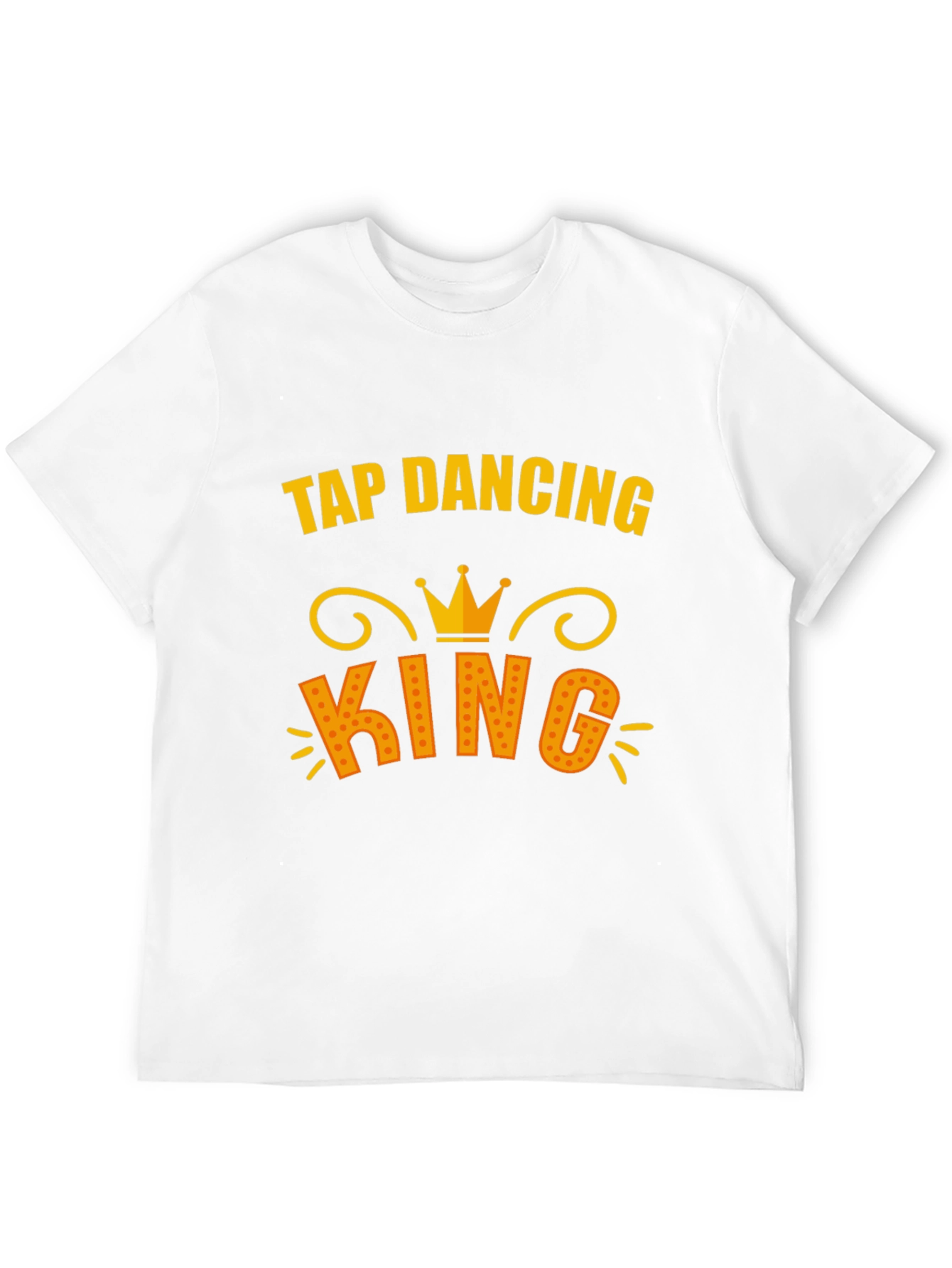 Tap Dancing King T-Shirt - Black Cotton Tee