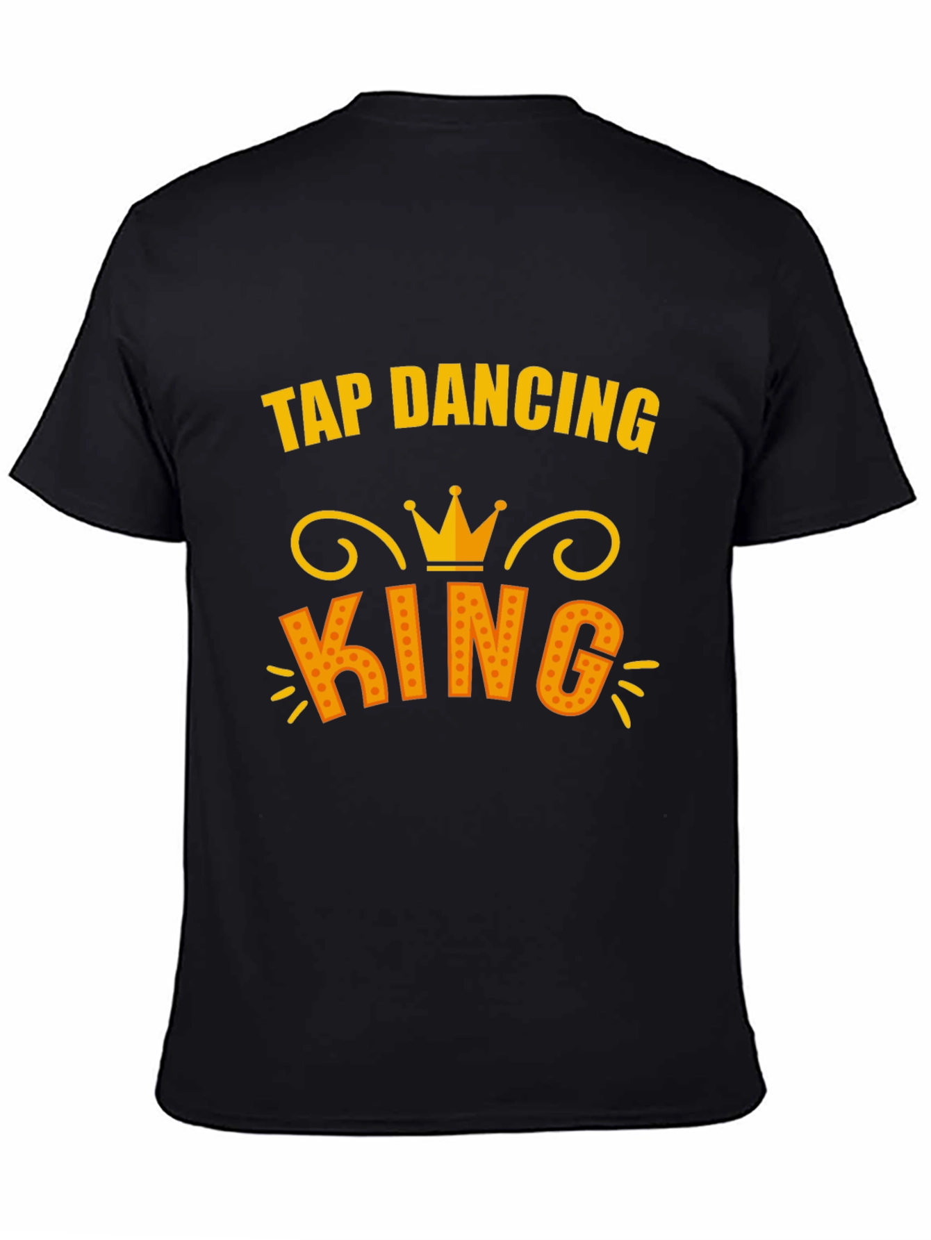 Tap Dancing King T-Shirt - Black Cotton Tee