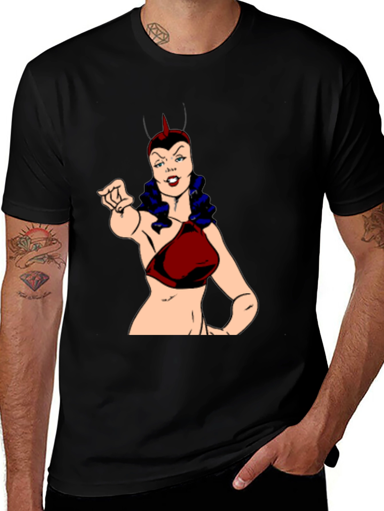 Cartoon Villain T-Shirt: Bold Graphic Tee