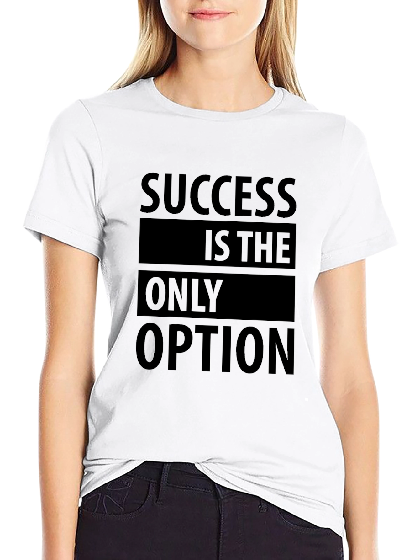 Success Is The Only Option - Black T-Shirt