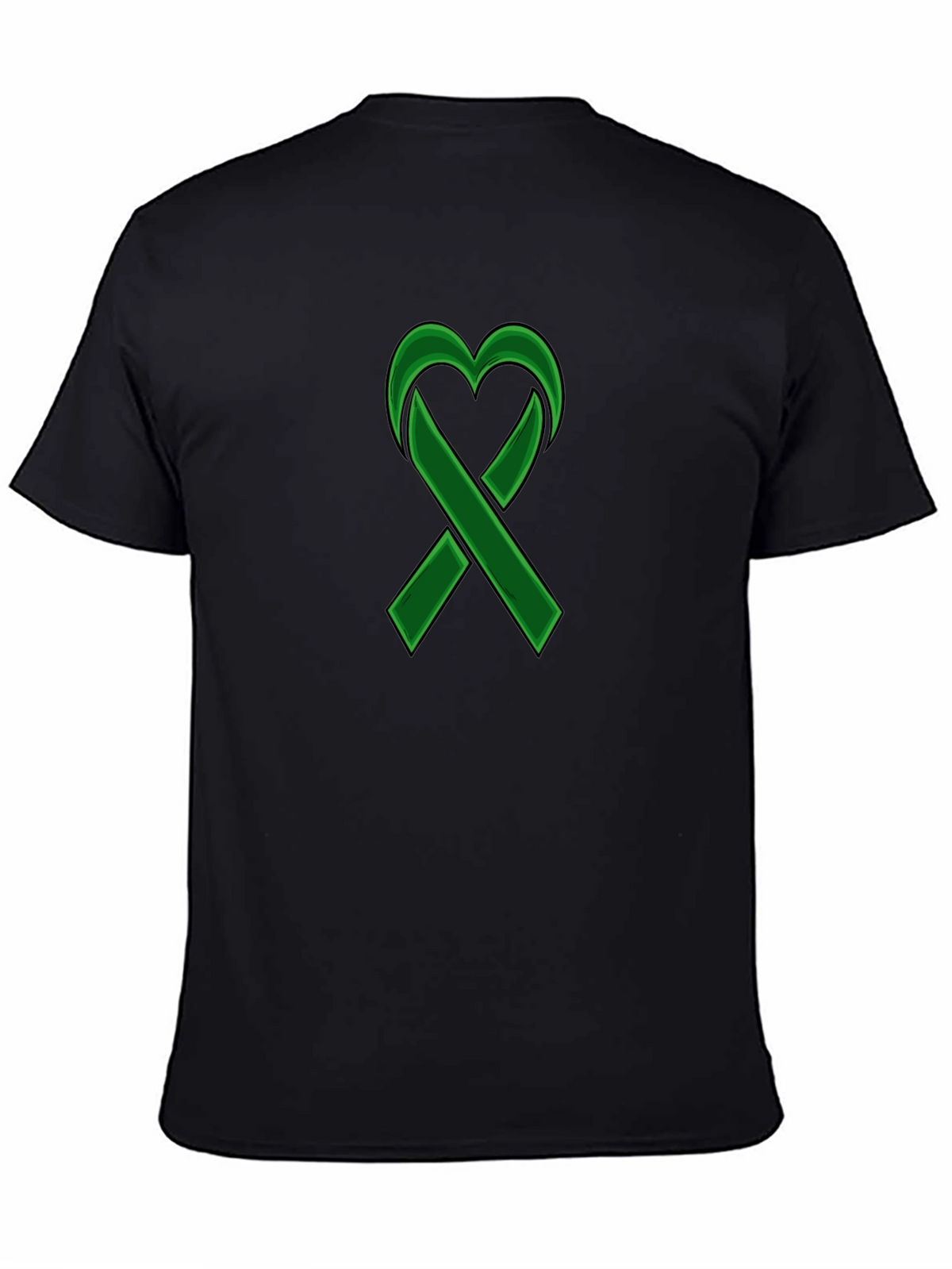 Green Ribbon Heart Awareness T-Shirt