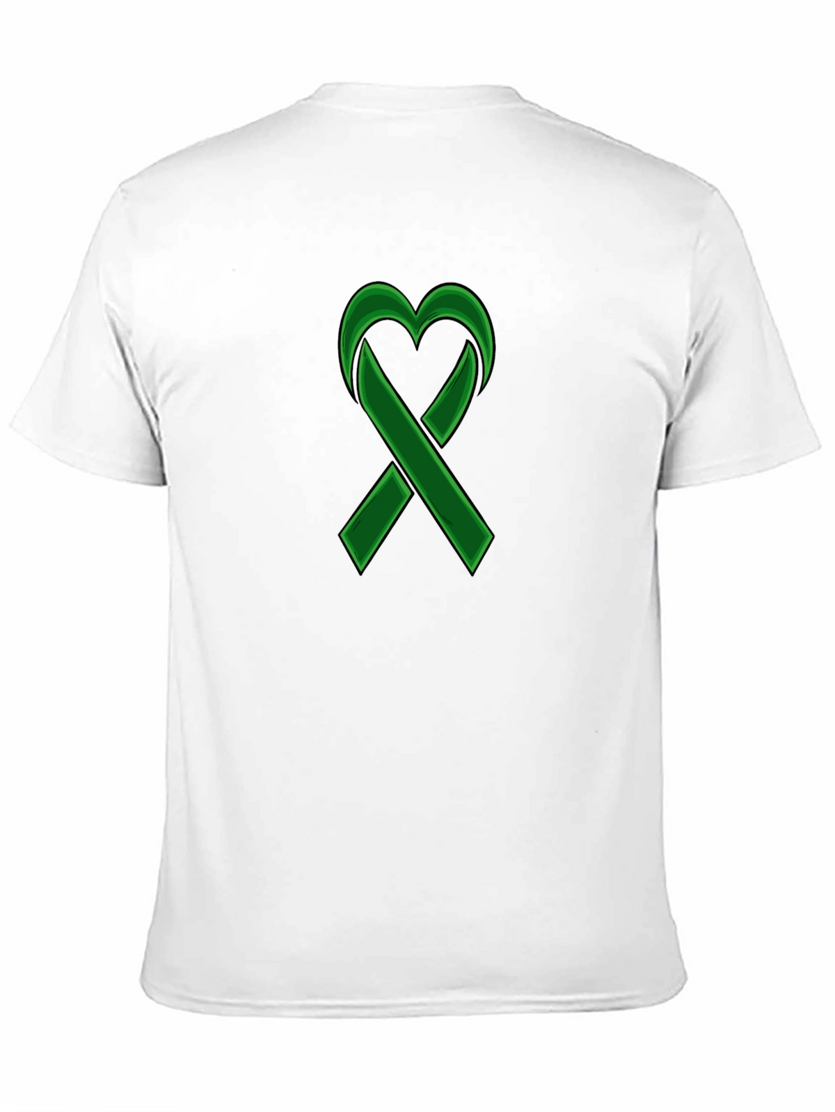 Green Ribbon Heart Awareness T-Shirt