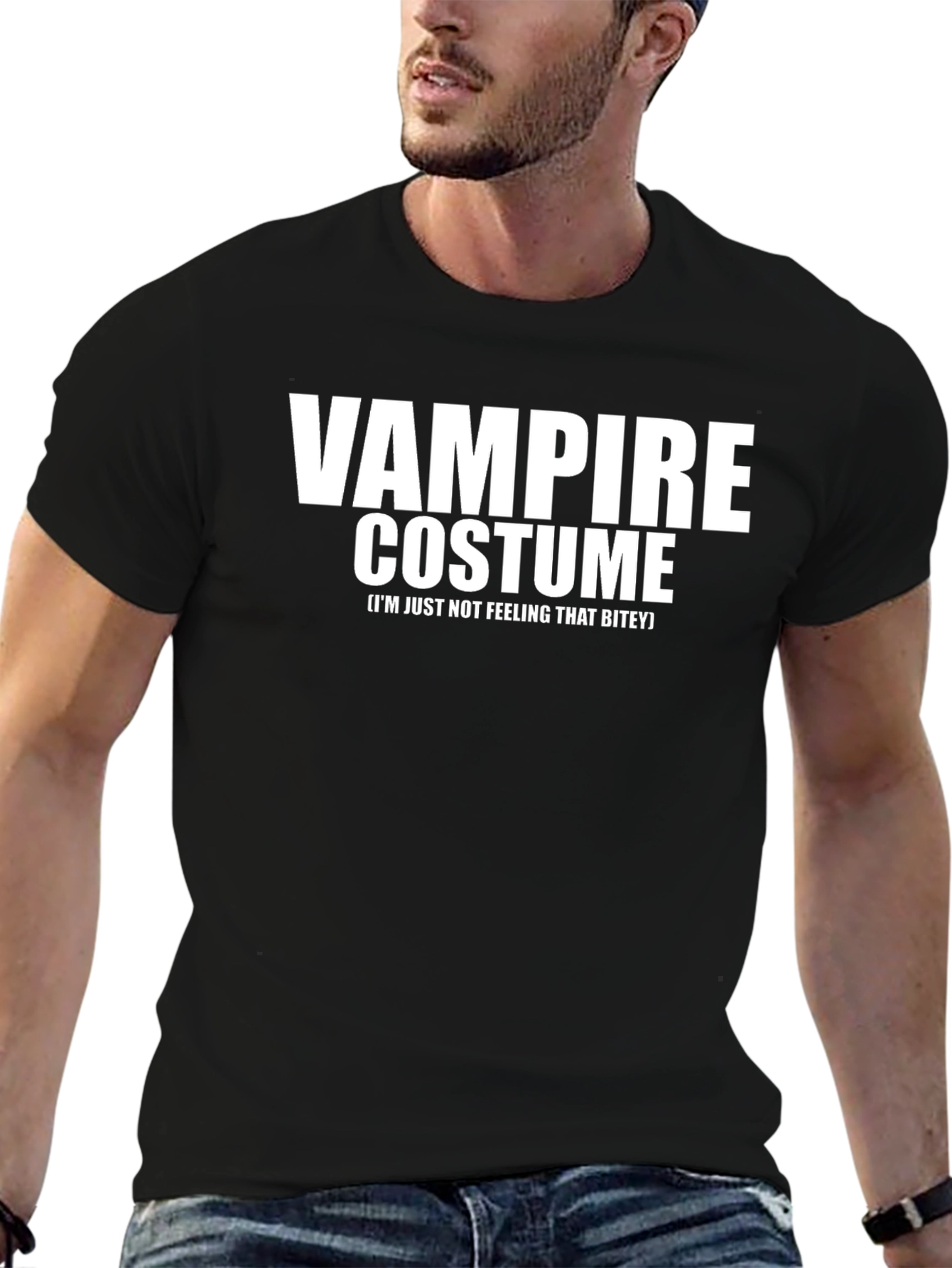 Vampire Costume Funny Graphic Tee