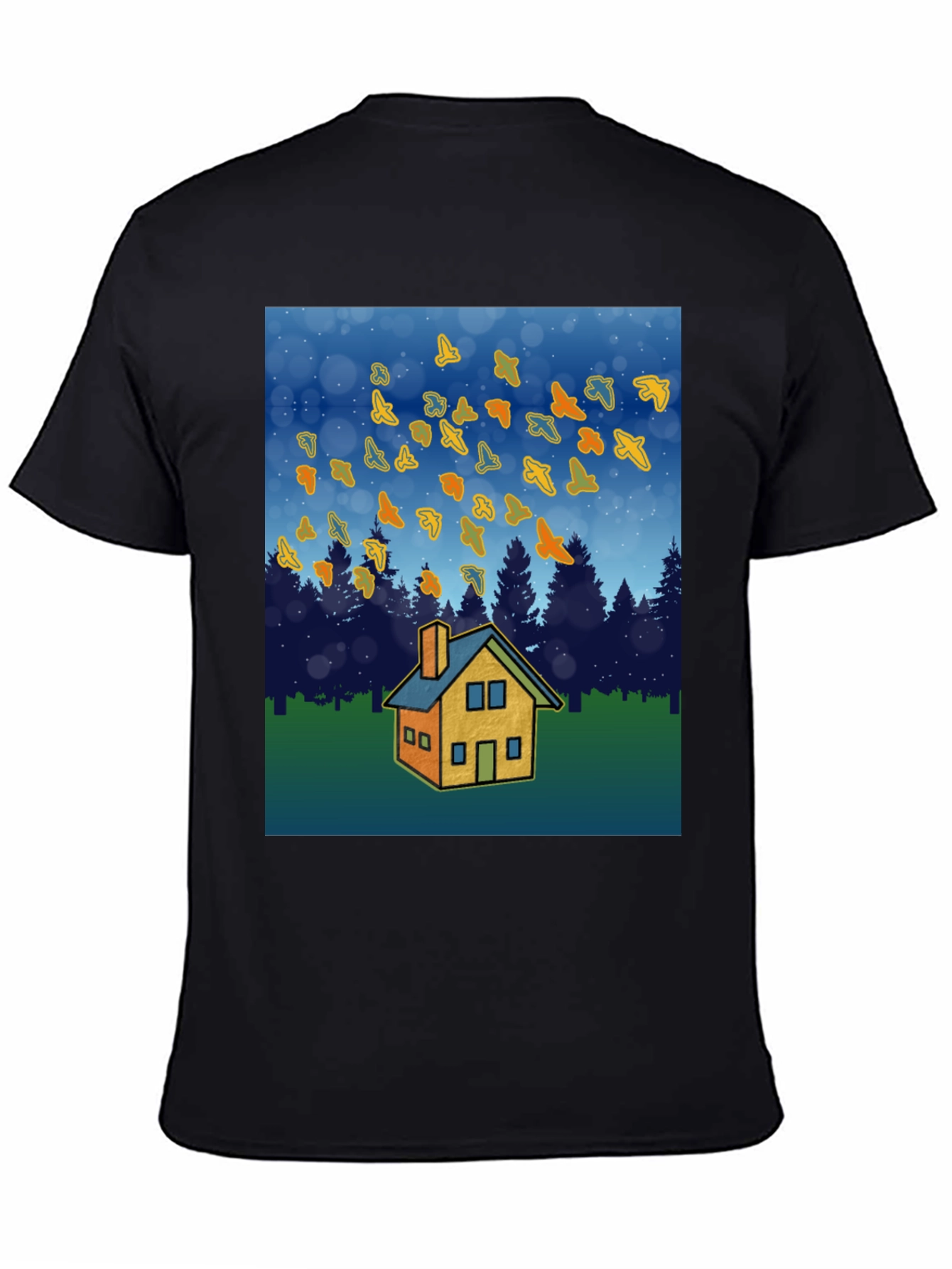 Autumn Home T-Shirt - Cozy Fall Design