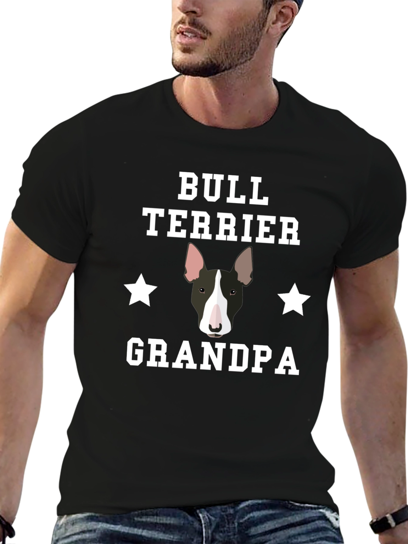 Bull Terrier Grandpa T-Shirt