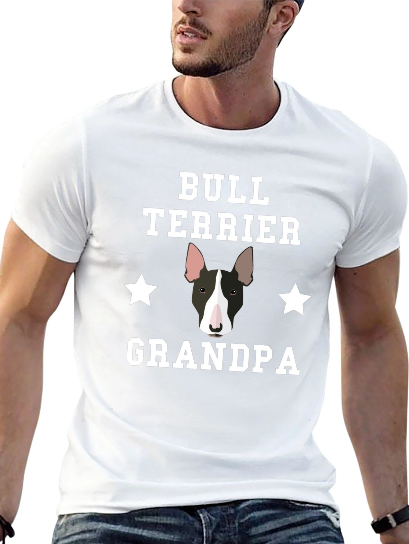 Bull Terrier Grandpa T-Shirt